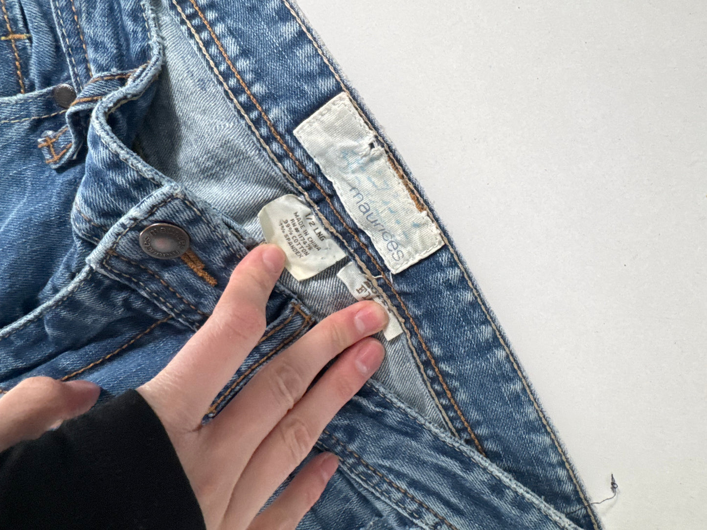 Lågmidjade jeans stl: S