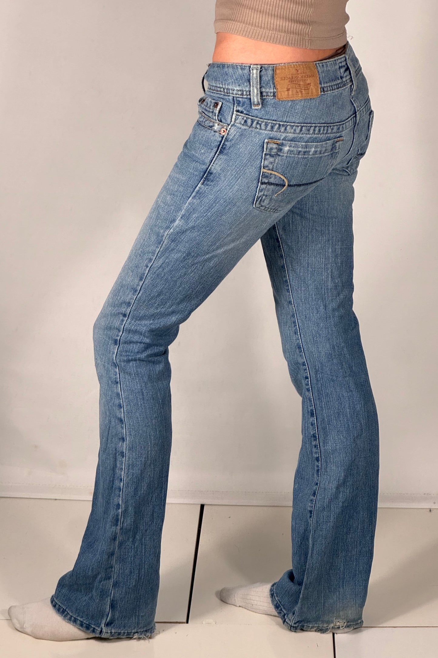 Lågmidjade jeans stl: S