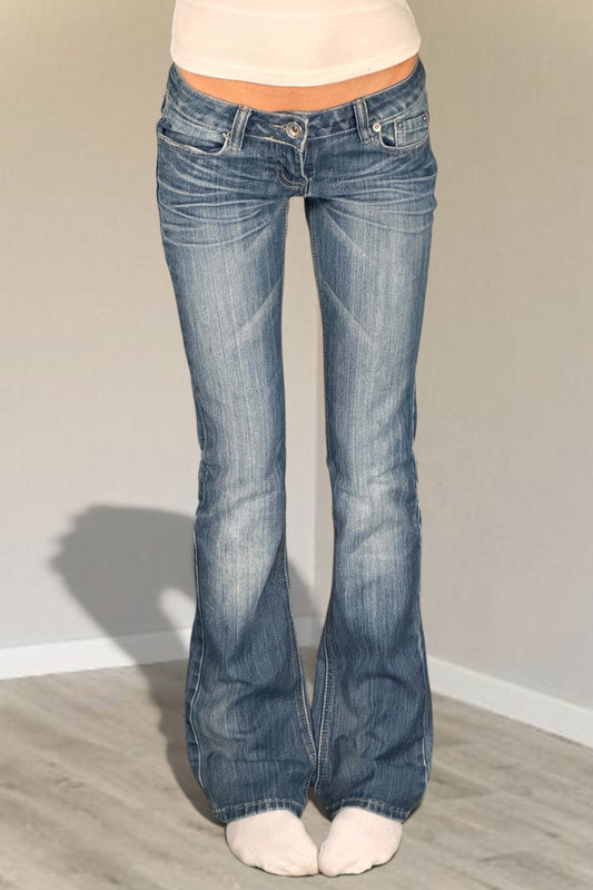 Lågmidjade jeans stl: XS