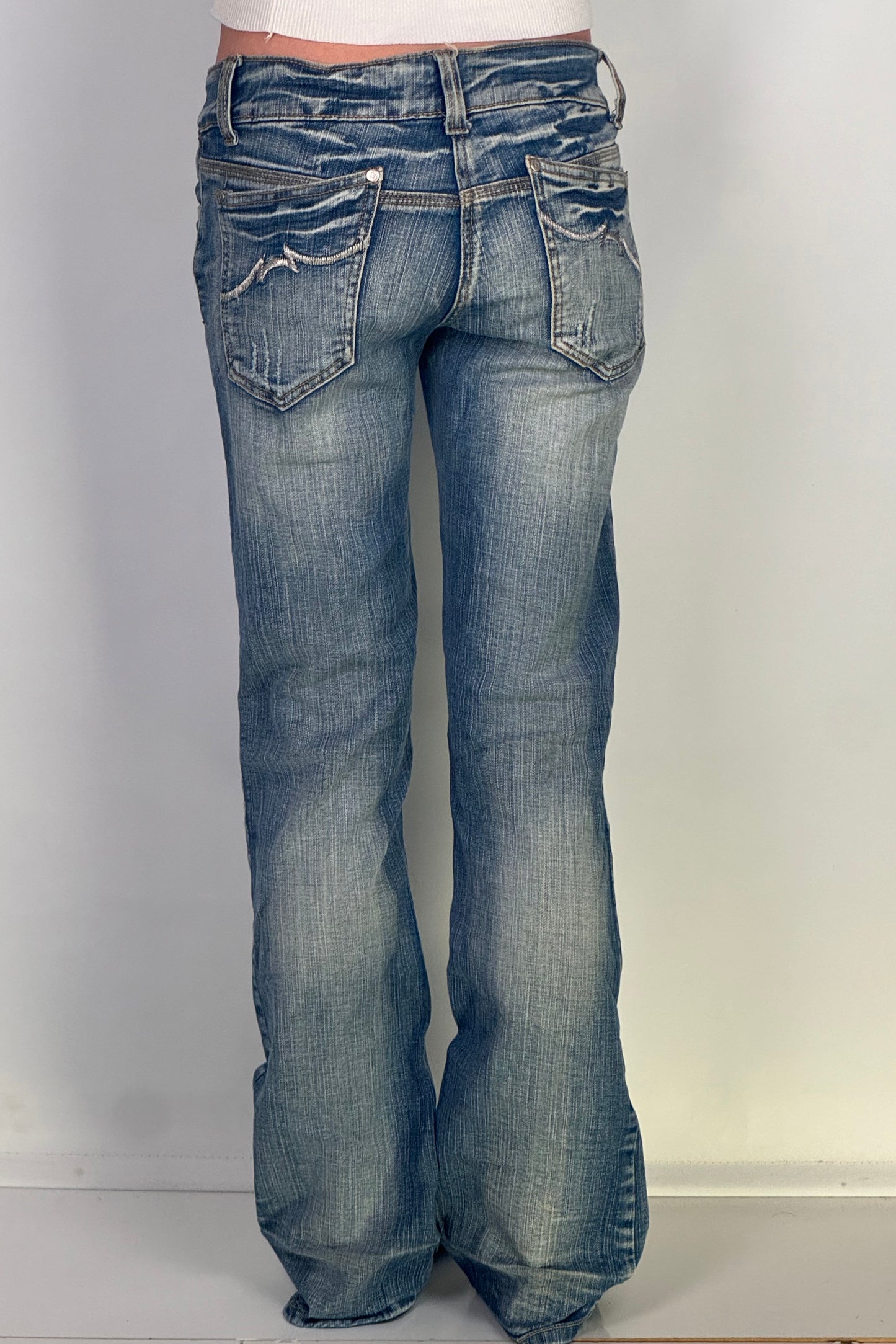 Lågmidjade jeans stl: S