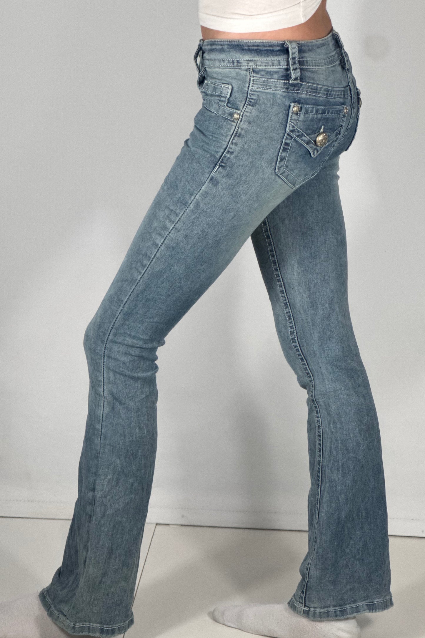 Lågmidjade jeans stl: XXS