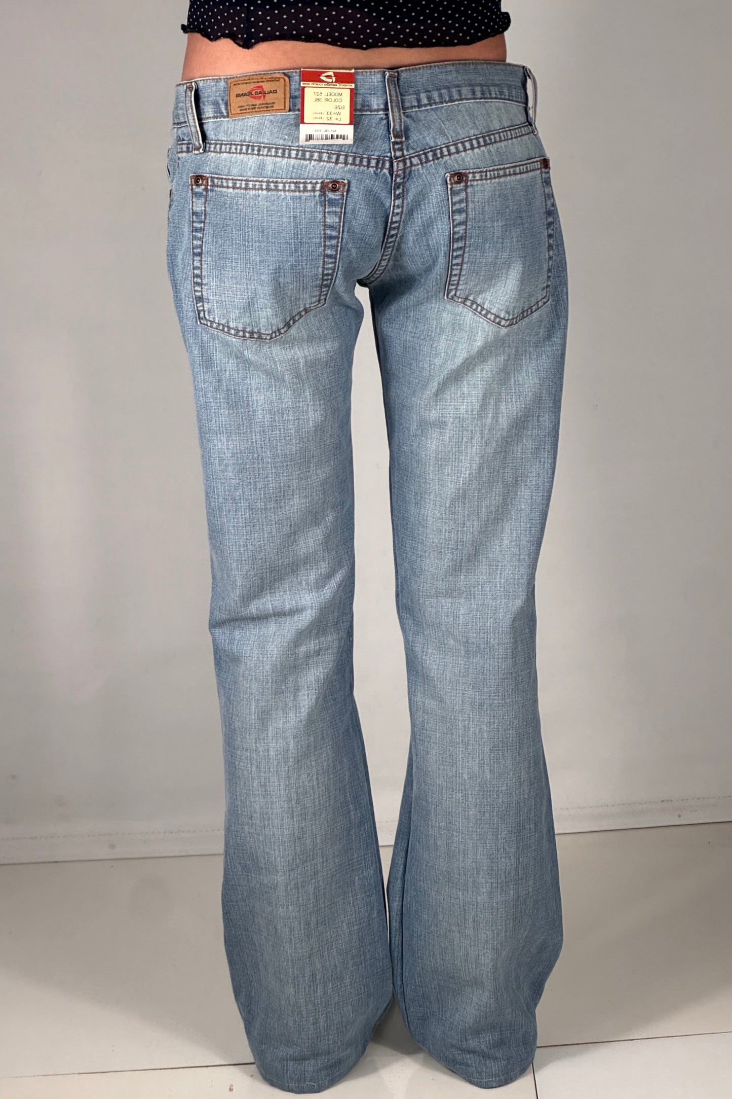 Lågmidjade jeans stl: S (W33/L32)