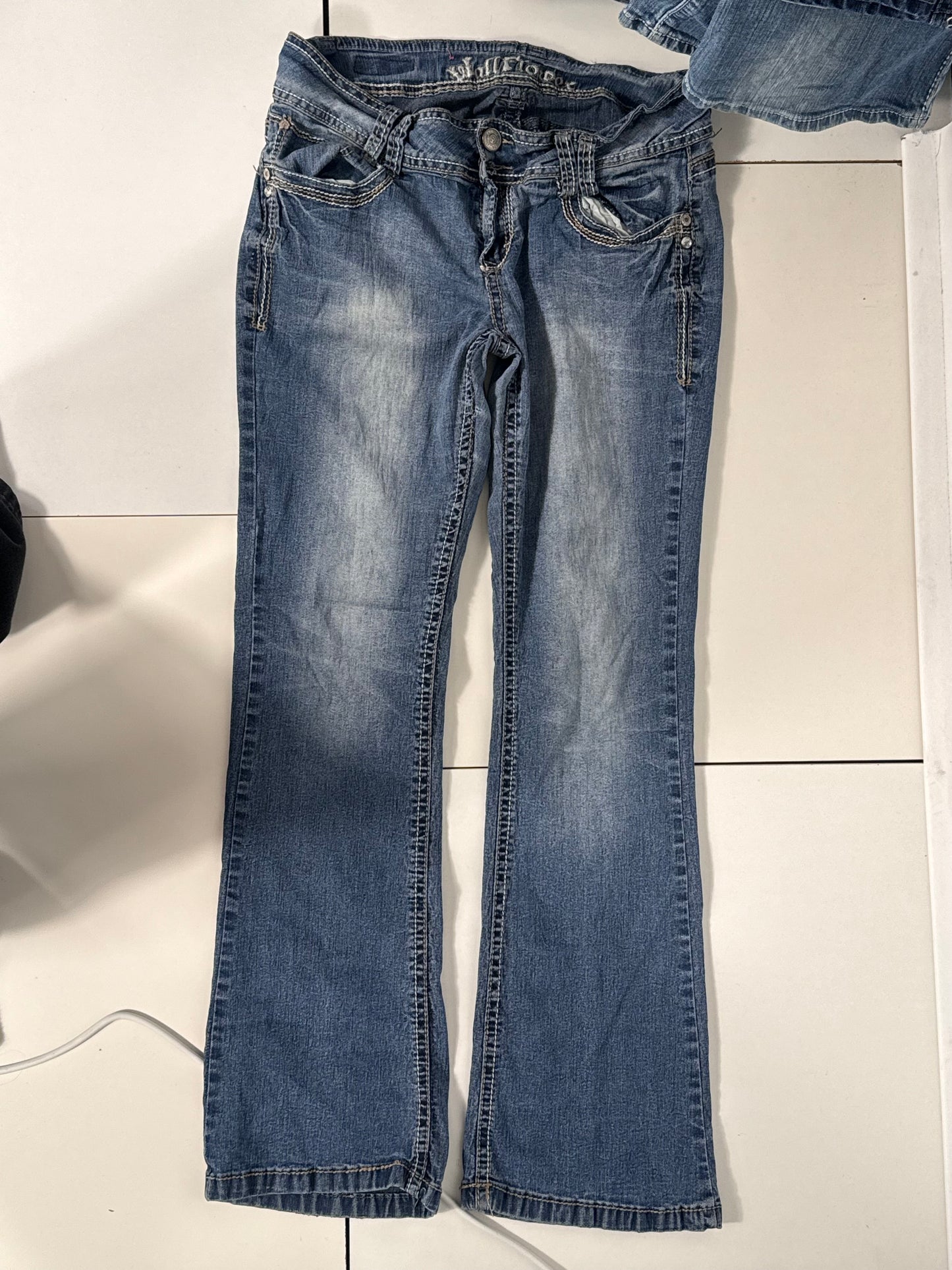 Lågmidjade jeans stl: M