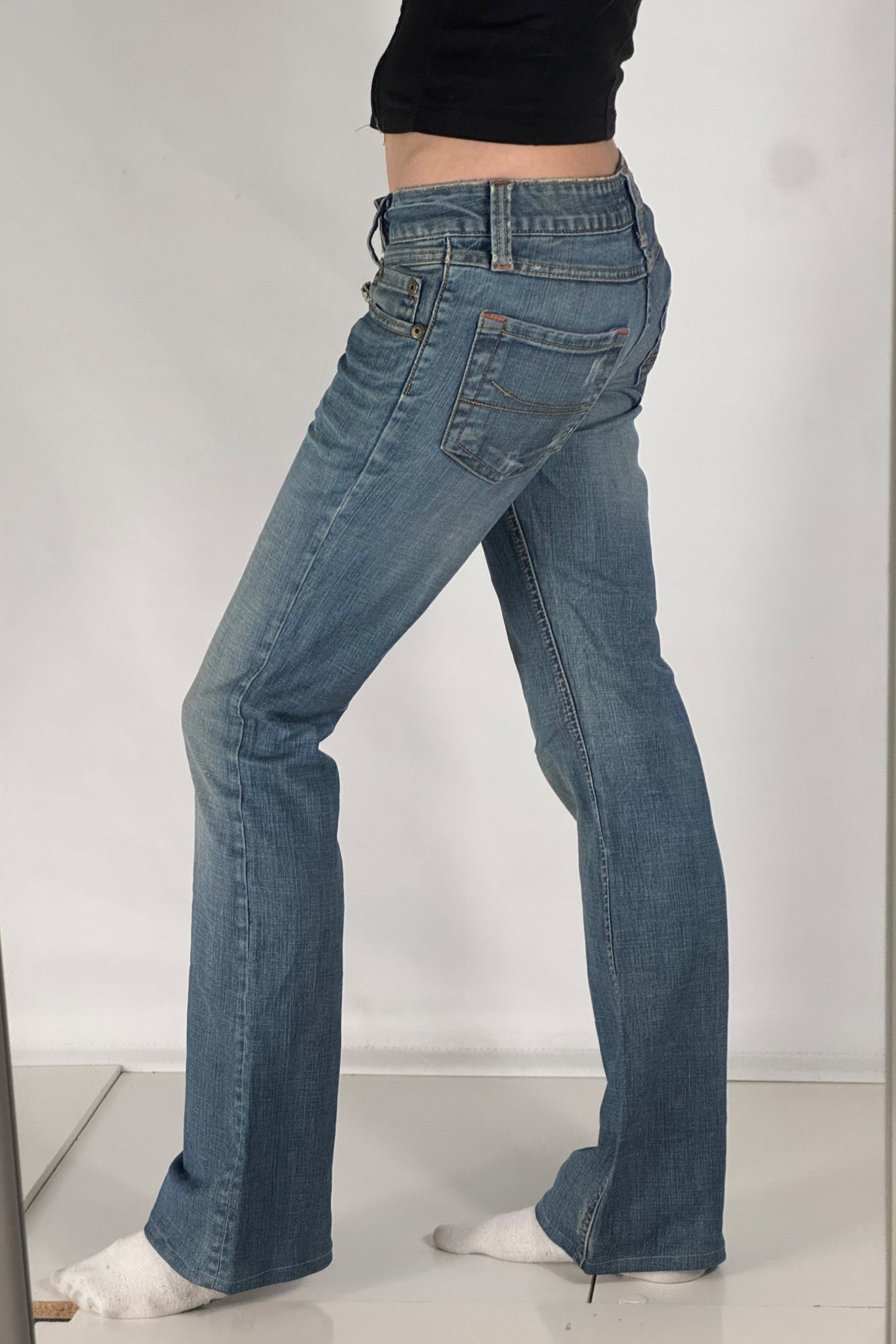 Lågmidjade jeans stl: XS
