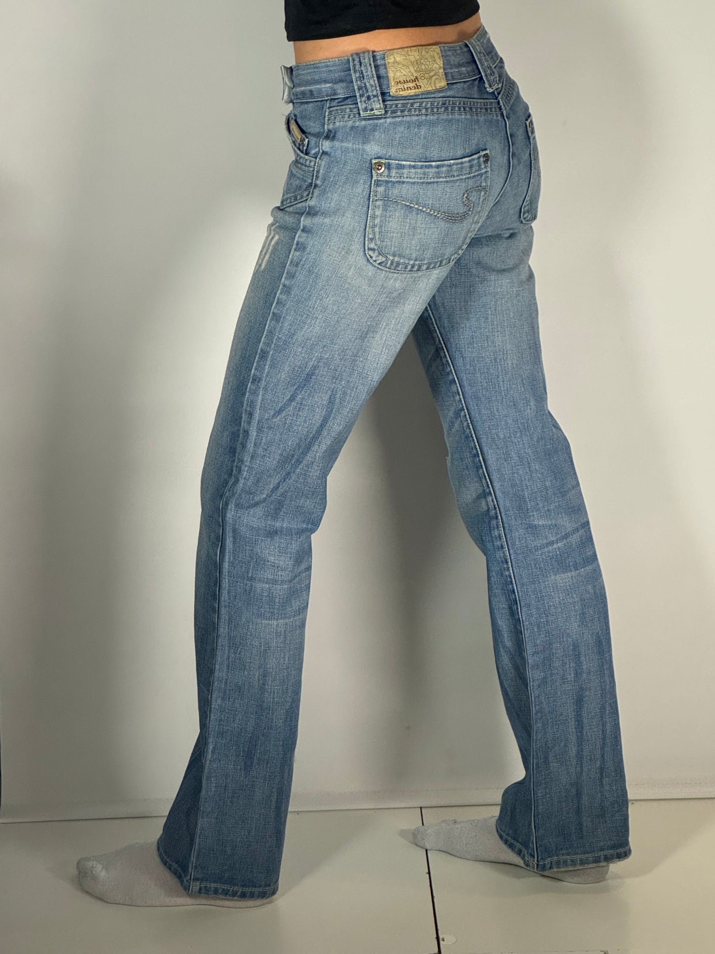 Lågmidjade jeans stl: XS