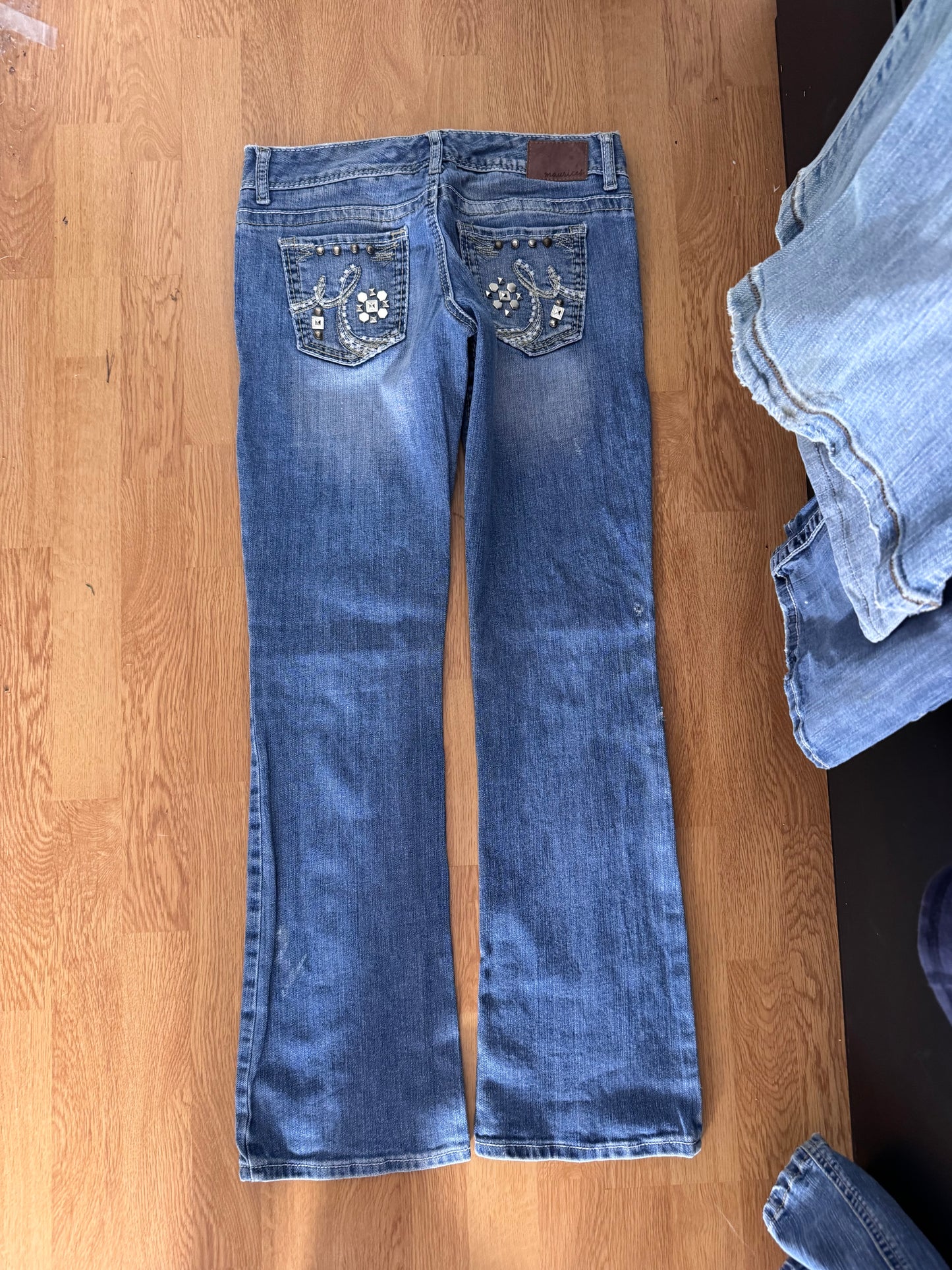 Lågmidjade jeans stl: S