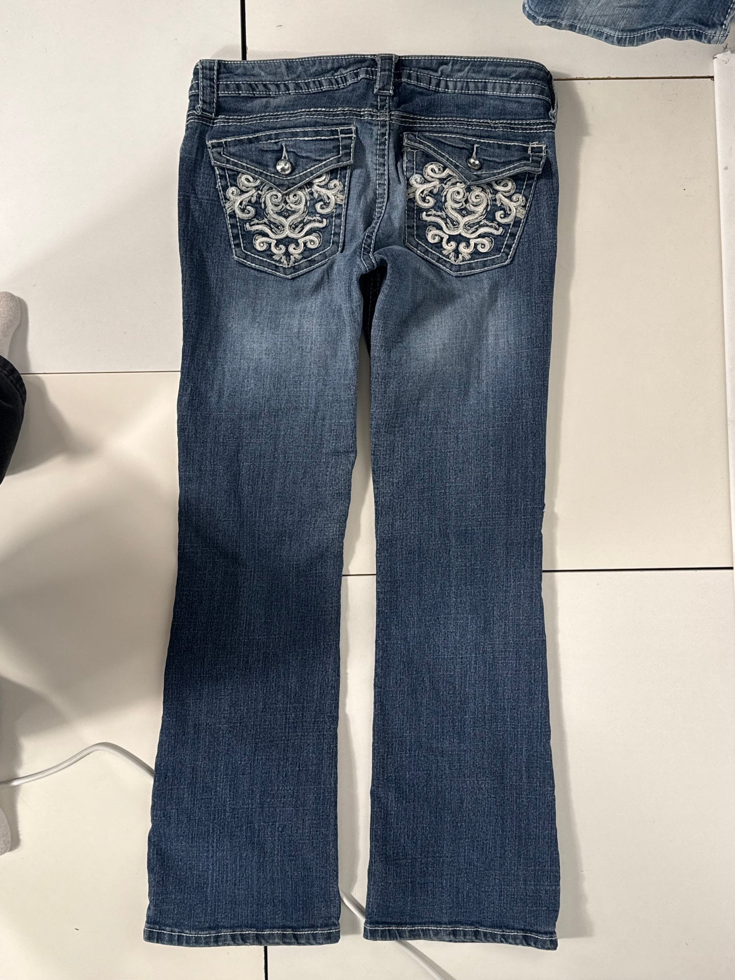 Lavtaljede jeans str: S