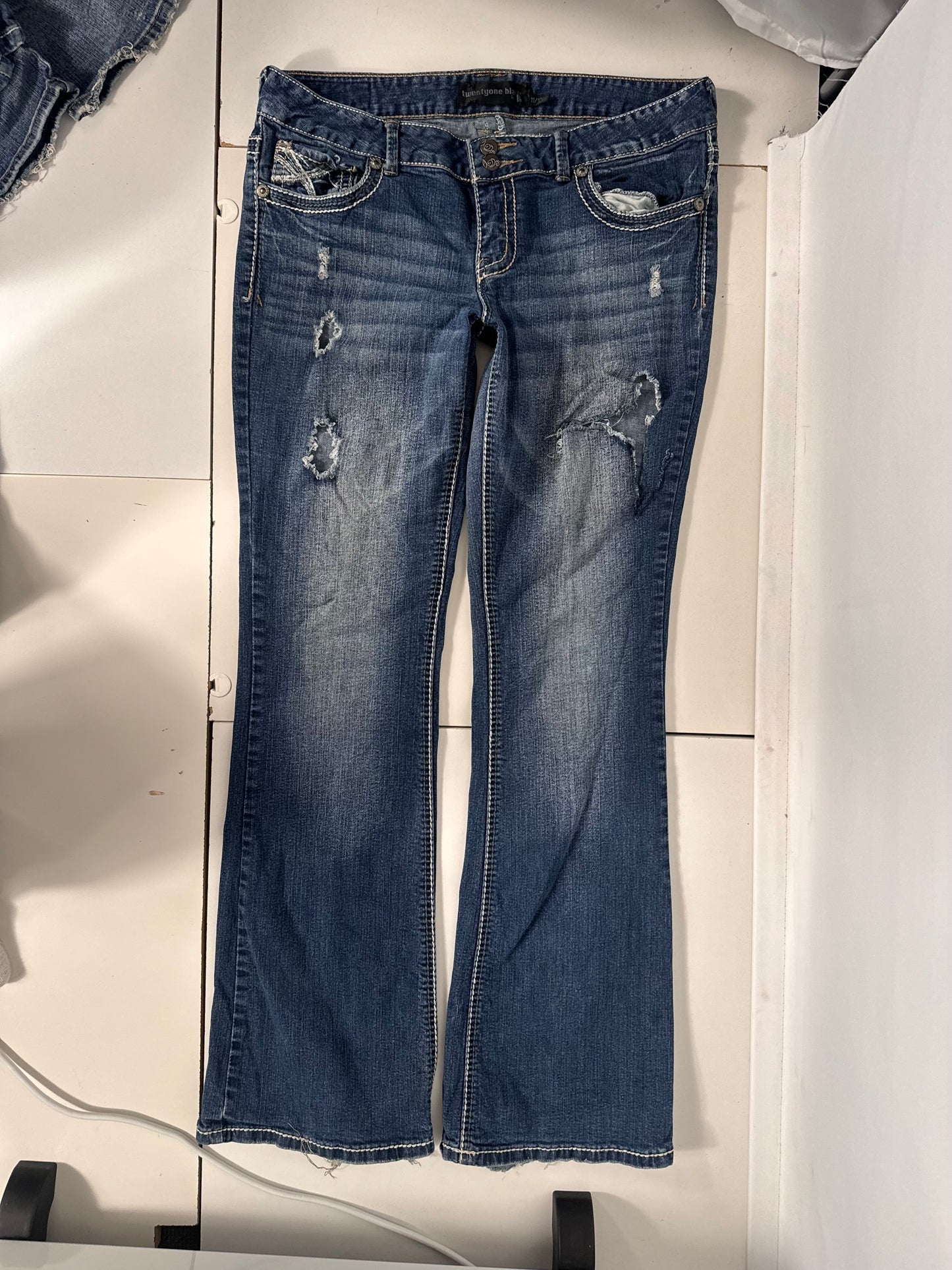 Lågmidjade jeans stl: M