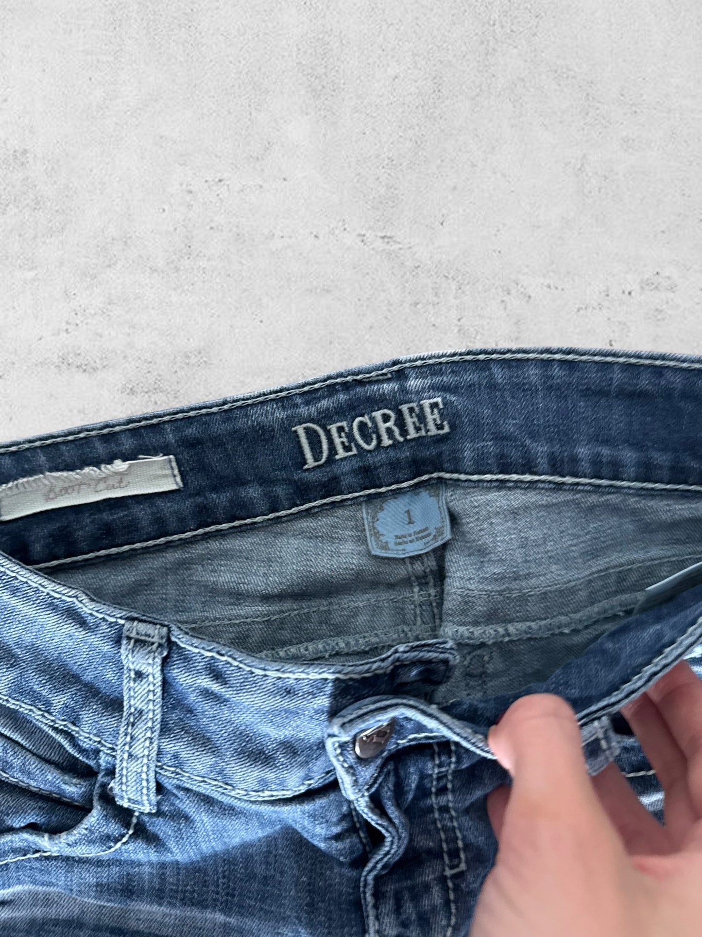 Lågmidjade jeans stl: XS