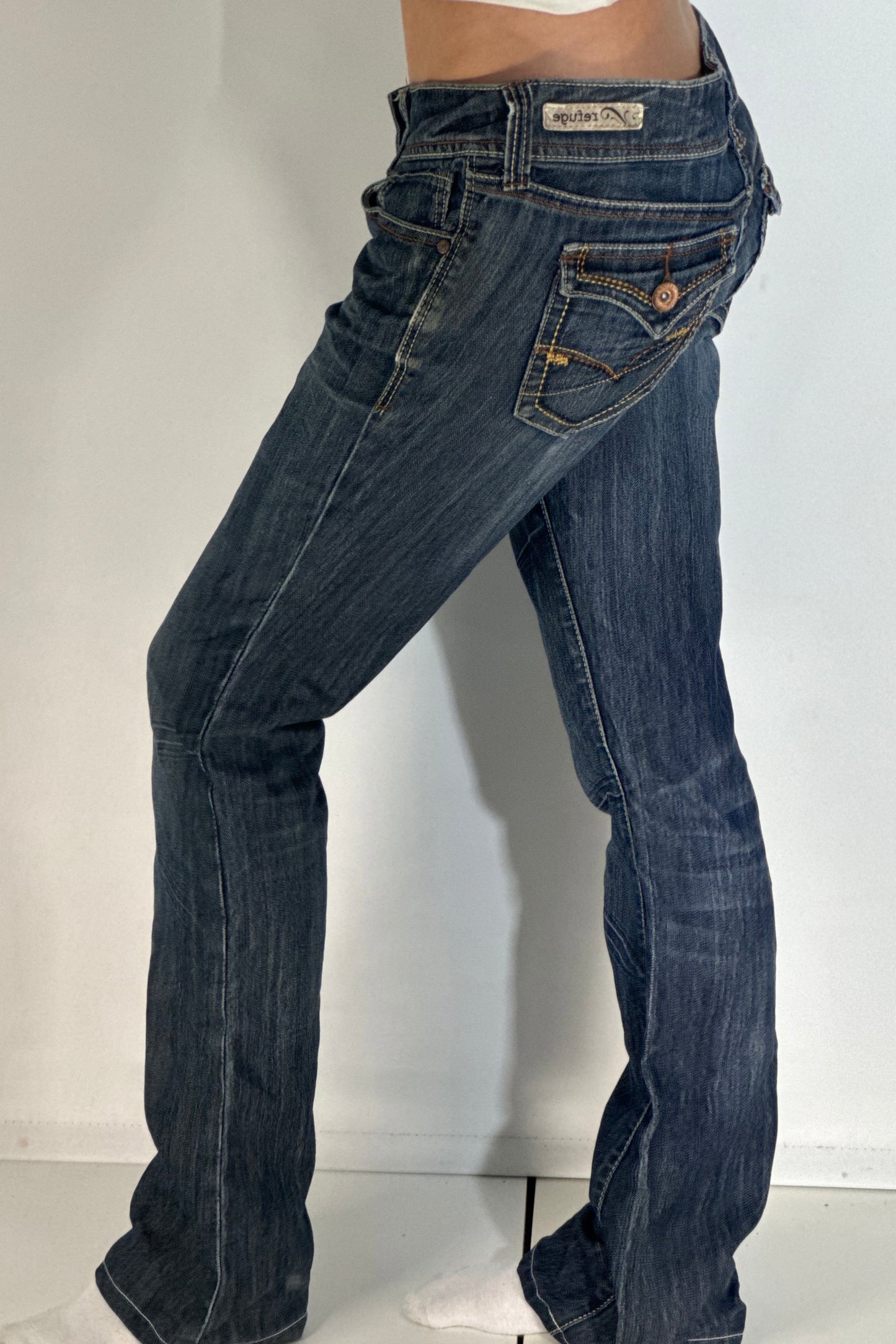 Lågmidjade jeans stl: S/M