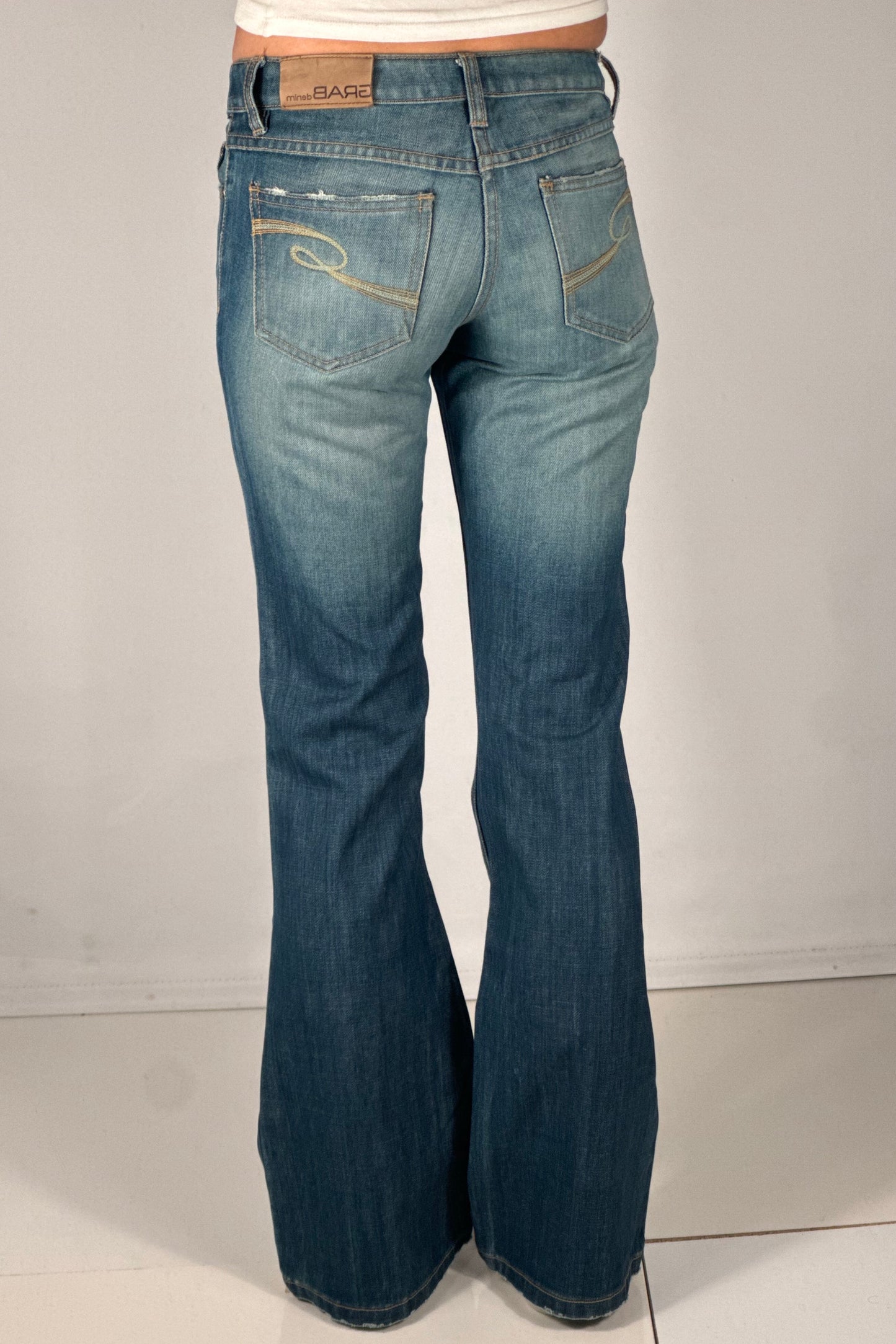 Lågmidjade jeans stl: XXS