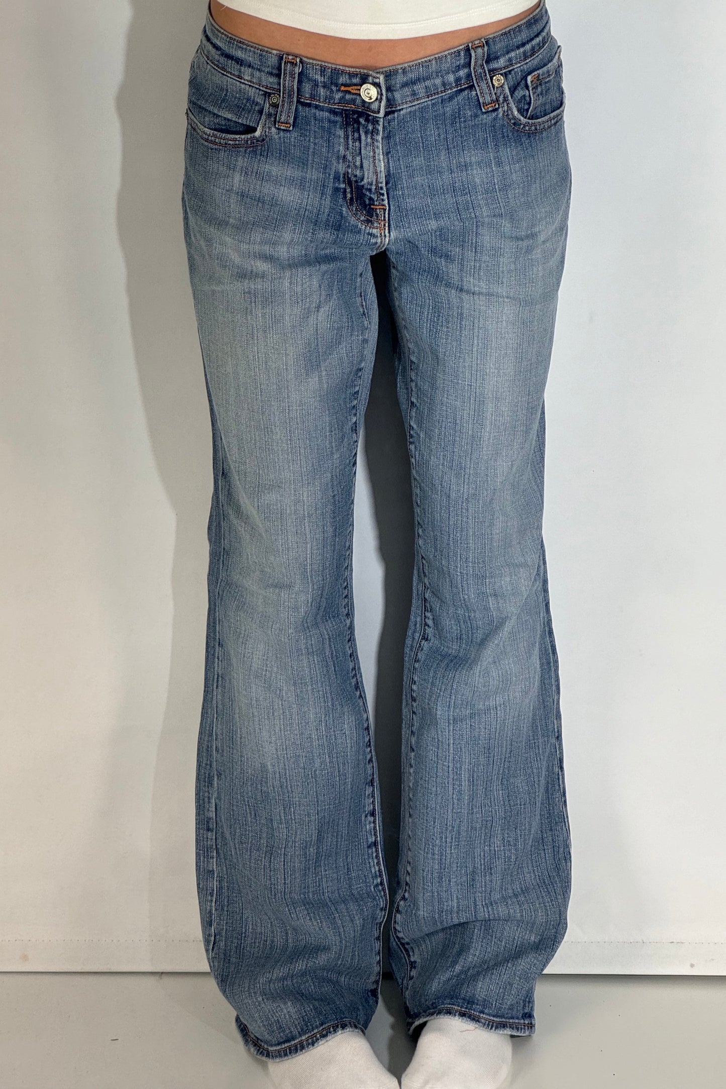 Lågmidjade jeans stl: M