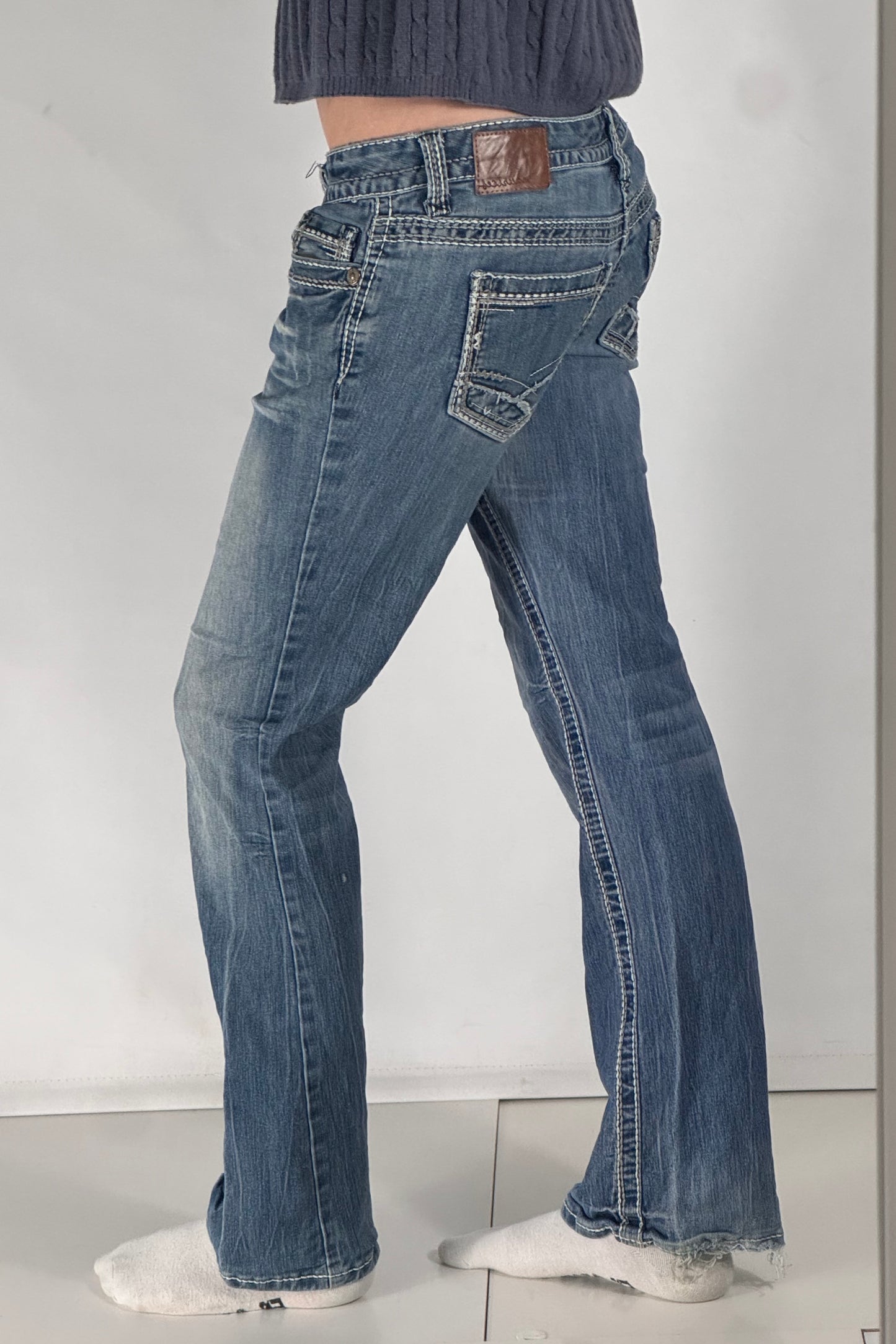Lågmidjade jeans stl: S