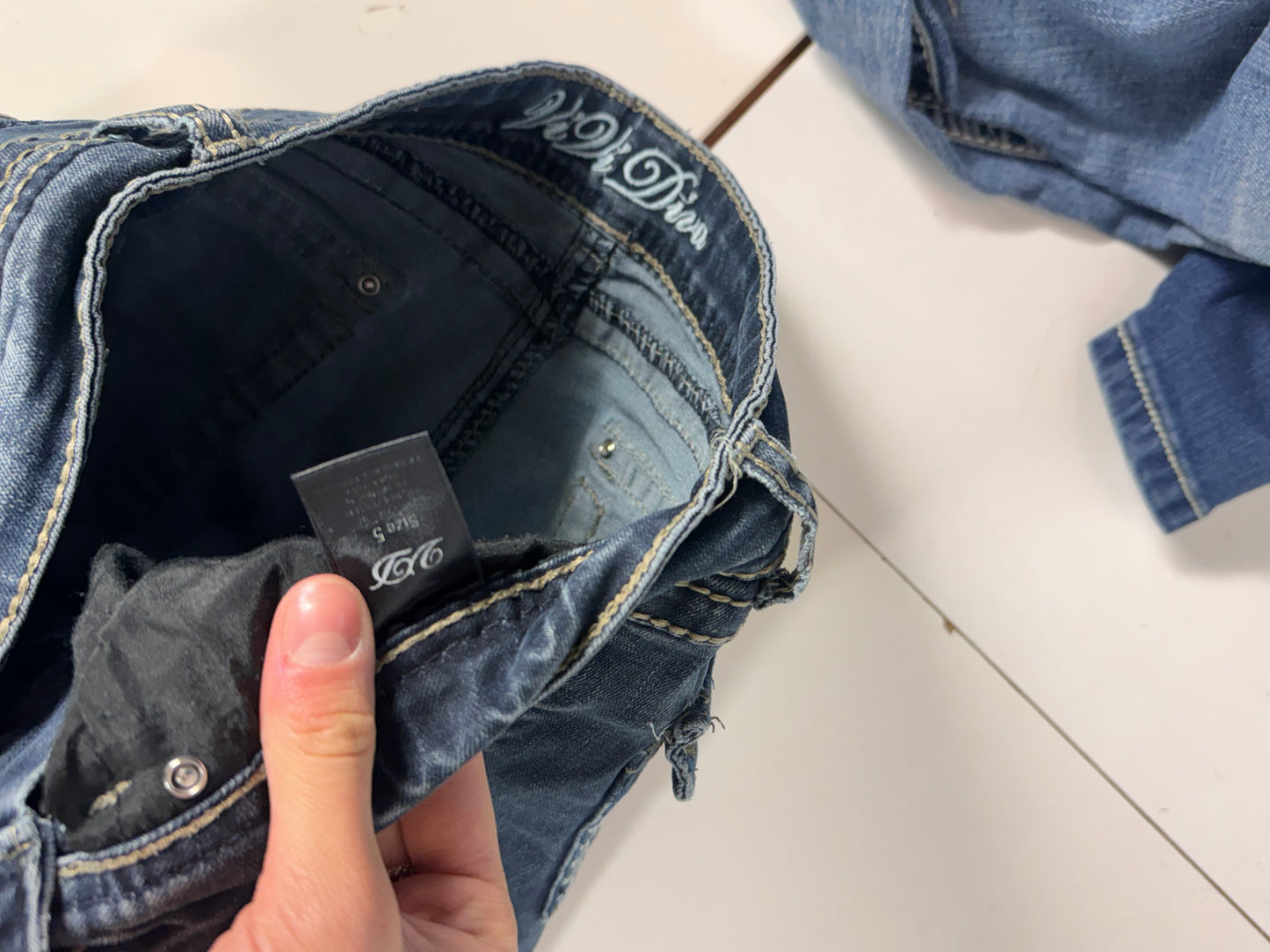 Lågmidjade jeans stl: XS