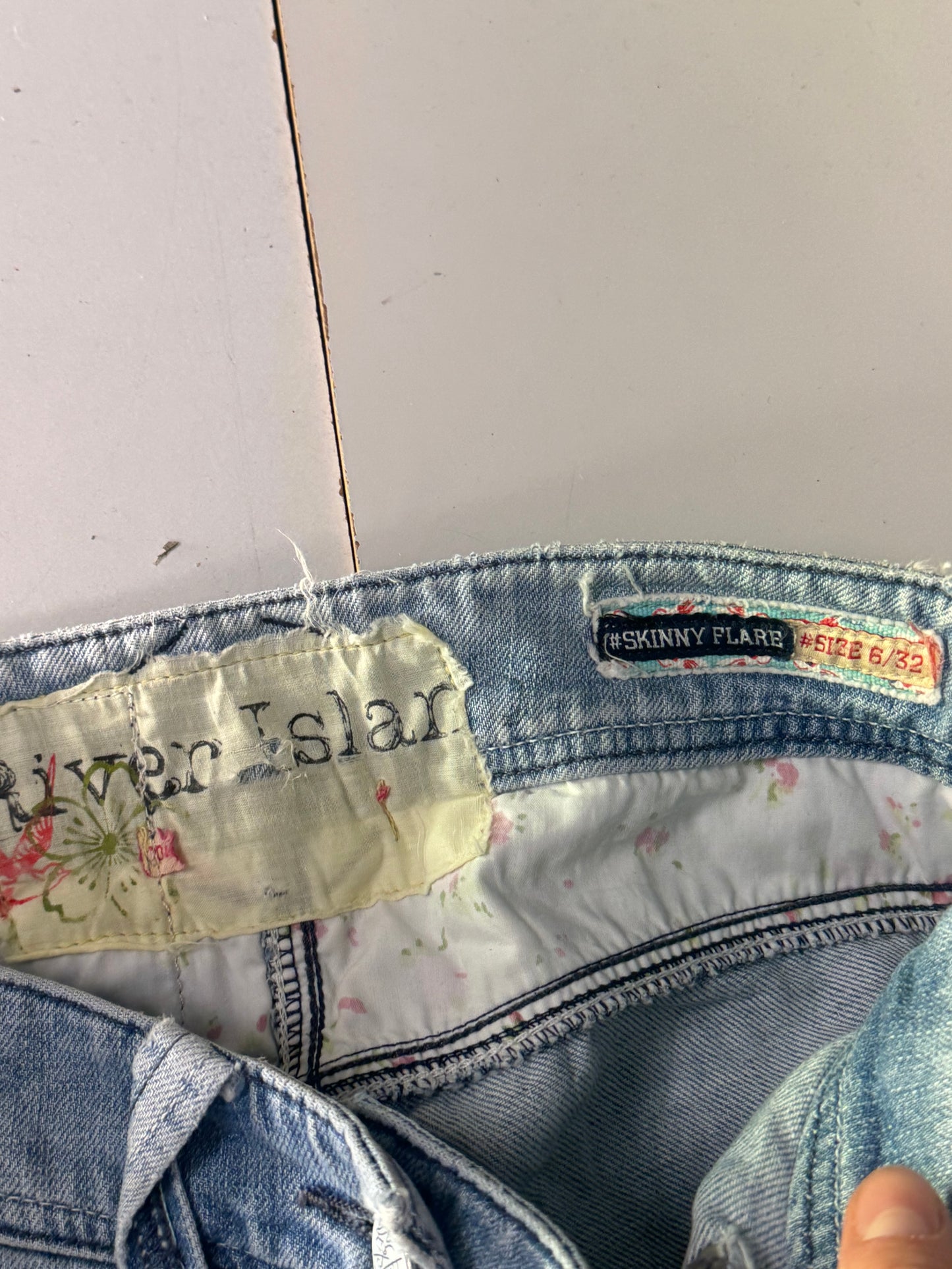 Lågmidjade jeans stl: XS