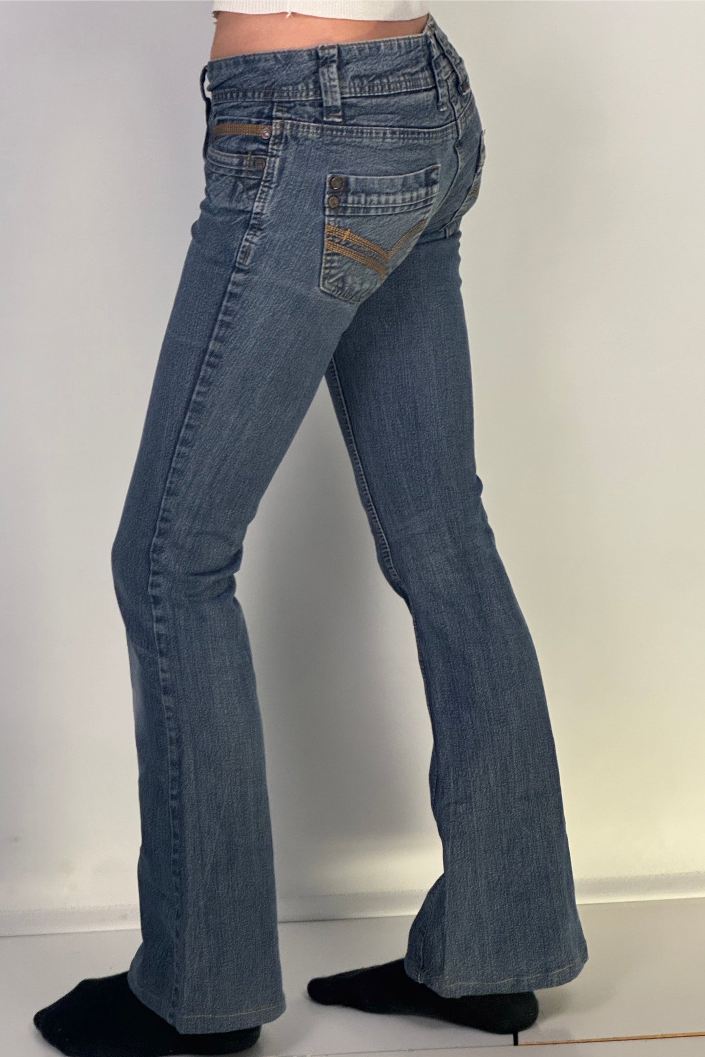 Lågmidjade jeans stl: XS