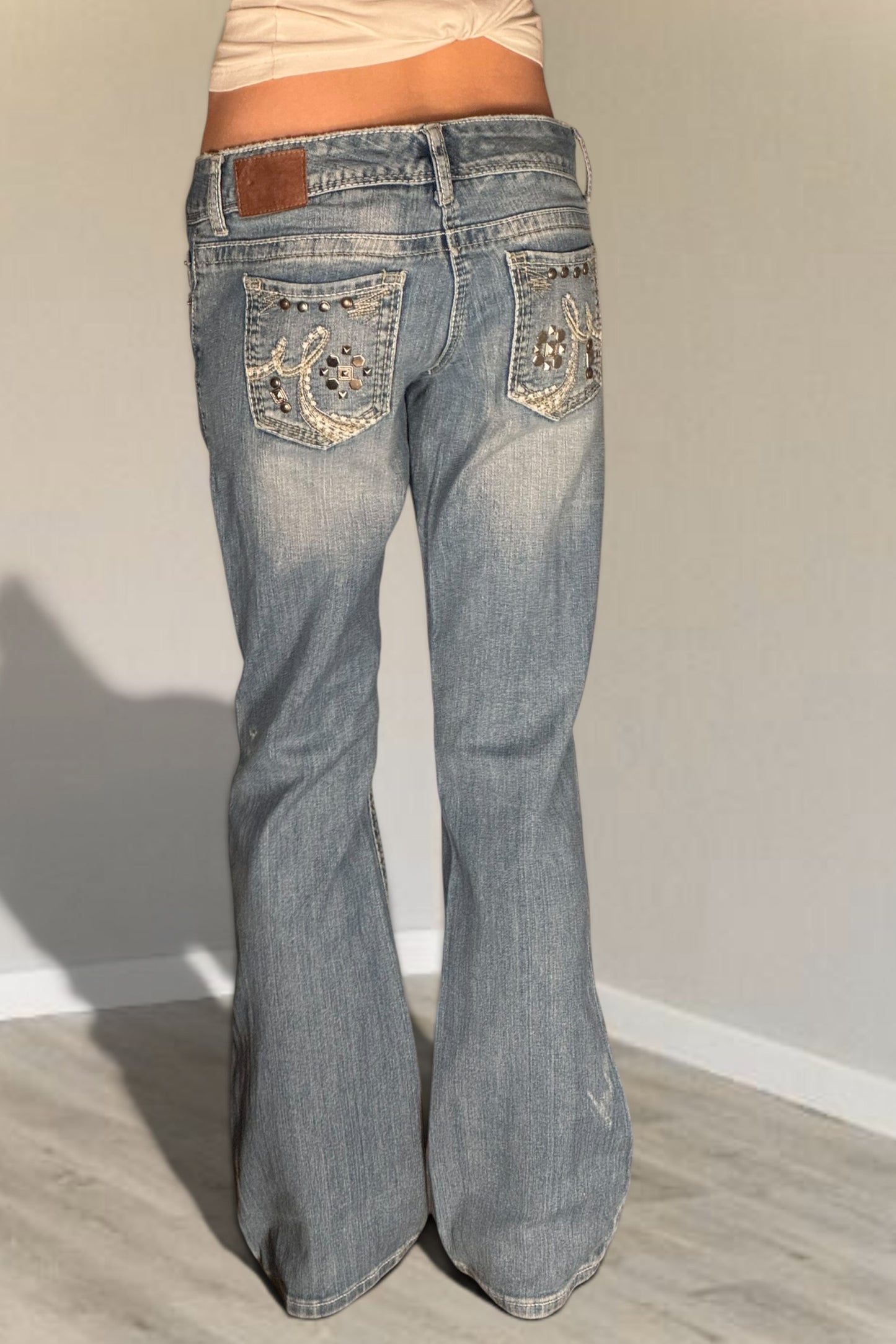 Lågmidjade jeans stl: S