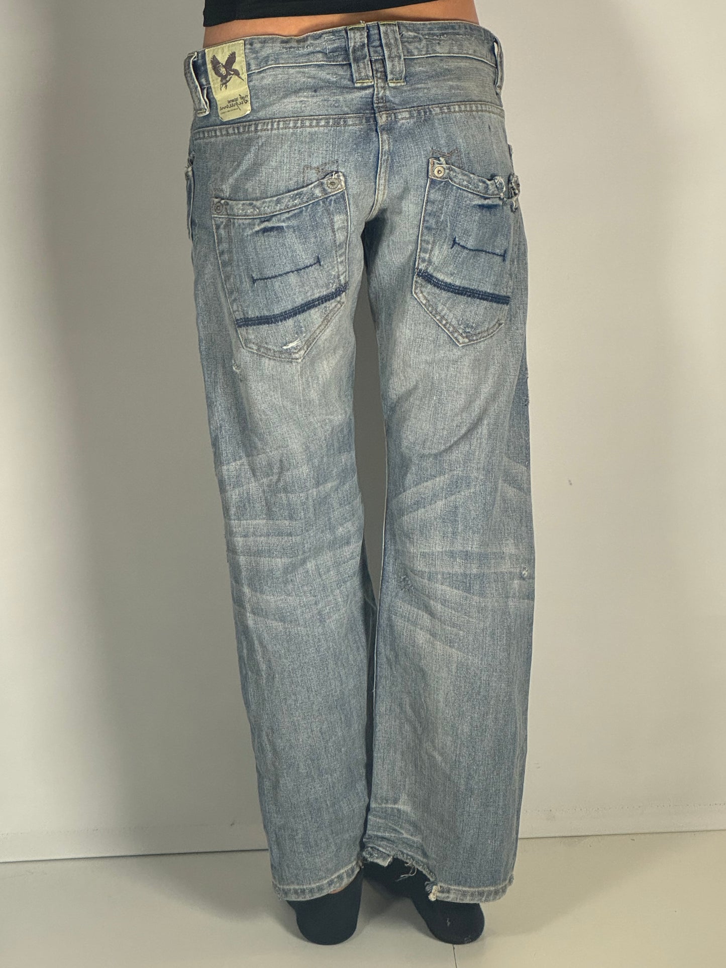 Lågmidjade jeans stl: S/M