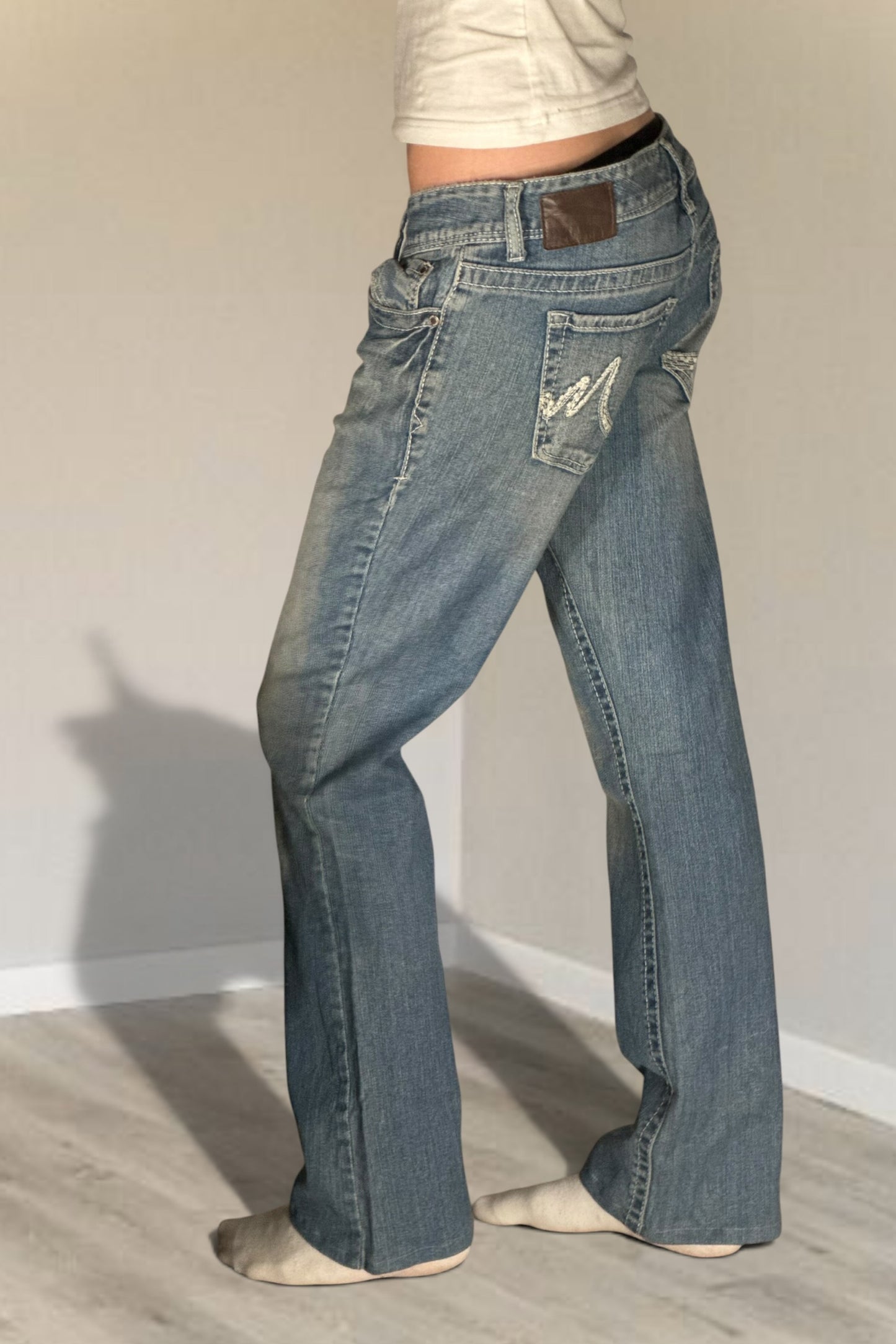 Lågmidjade jeans stl: M
