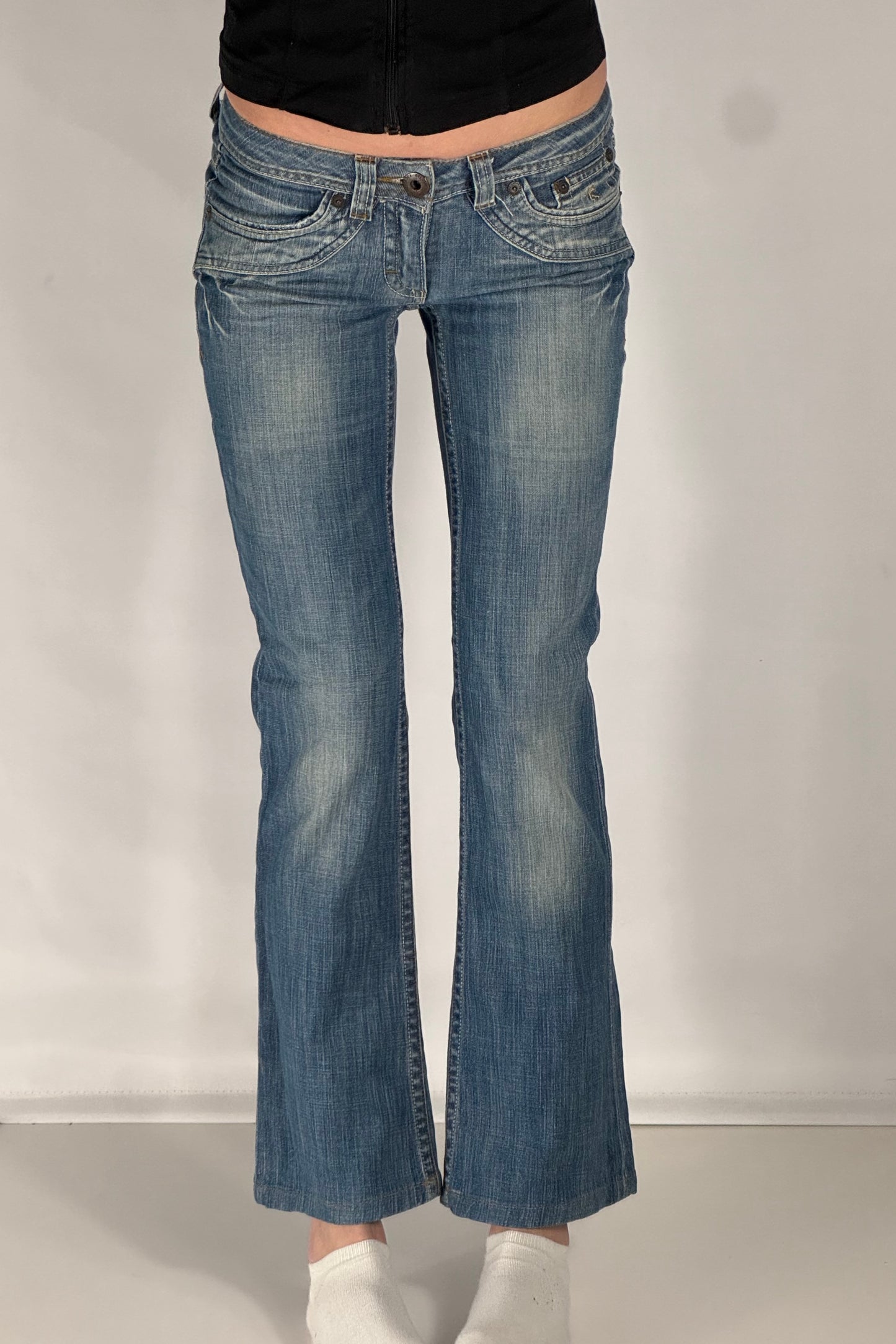Lågmidjade jeans stl: XXS