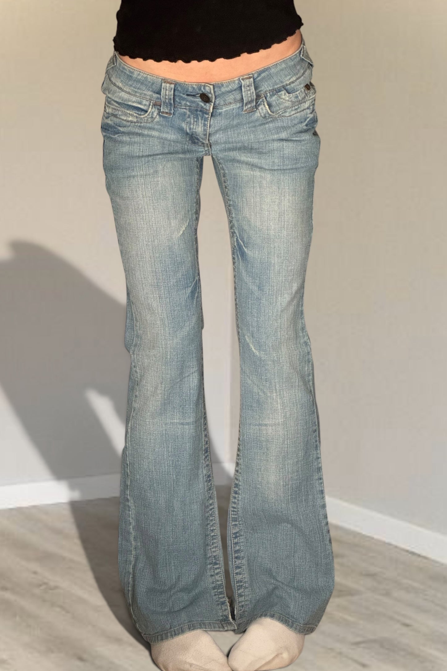 Lågmidjade jeans stl: XS
