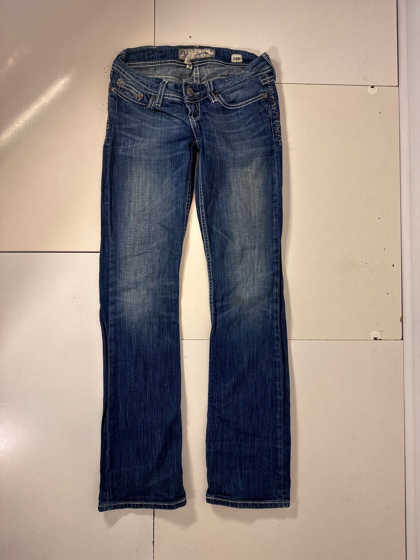 Lågmidjade jeans stl: XS