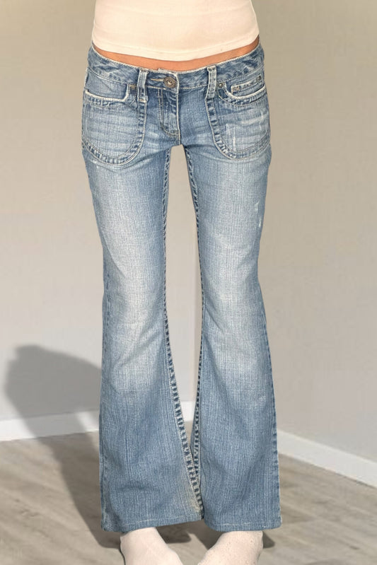 Lågmidjade jeans stl: S