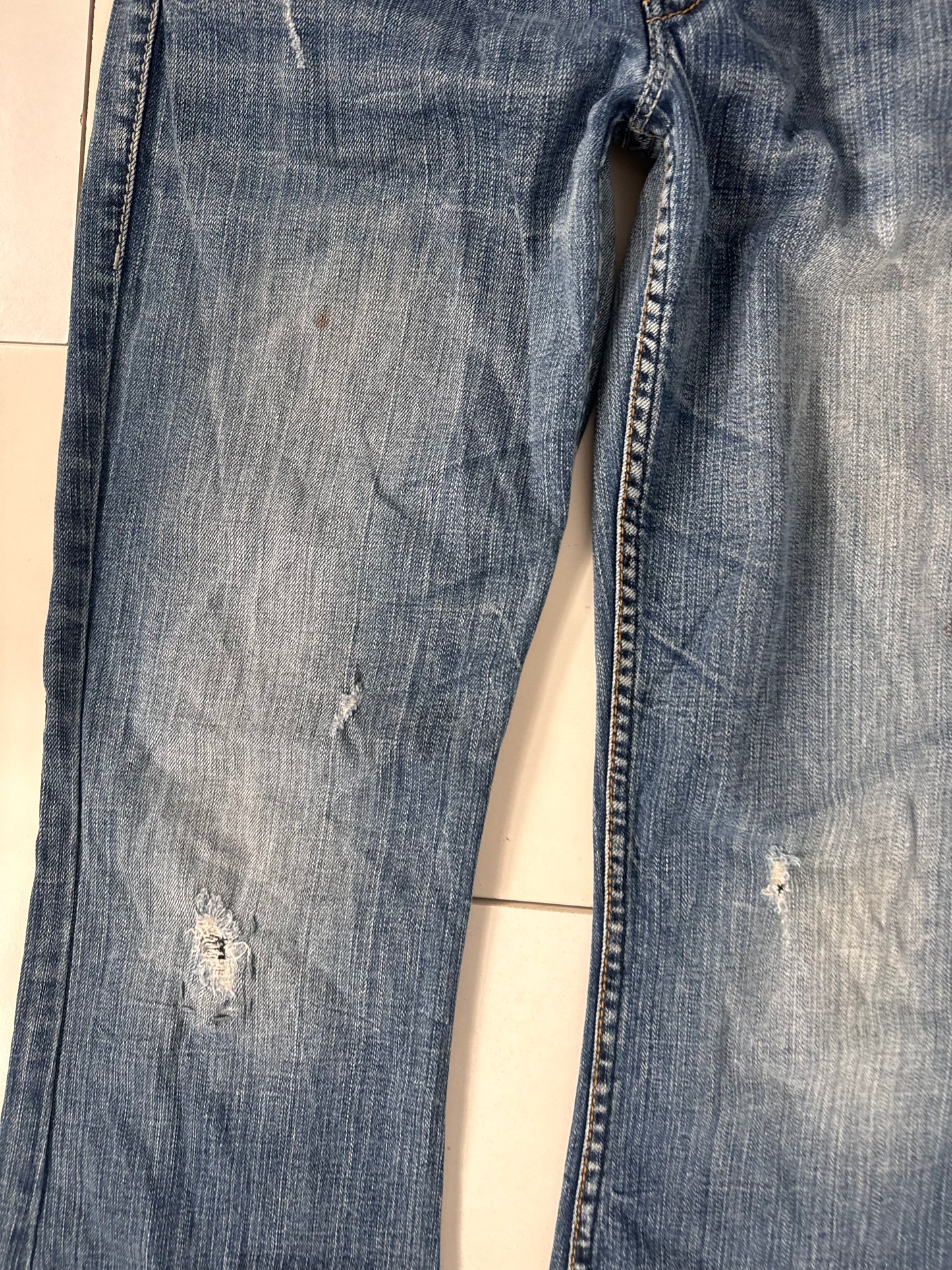 Lavtaljede jeans str: M