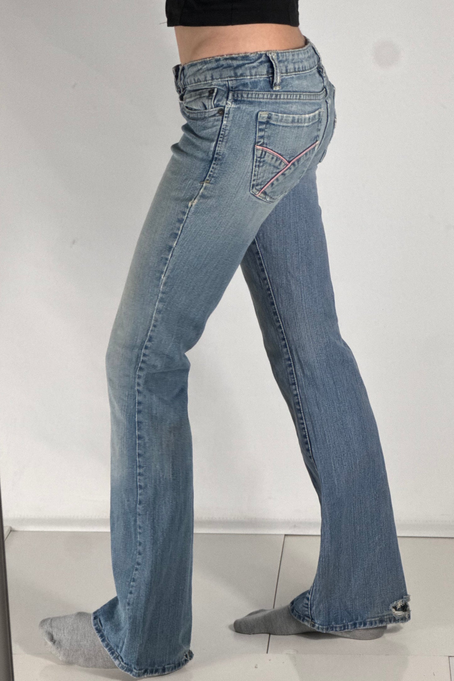 Lågmidjade jeans stl: XS