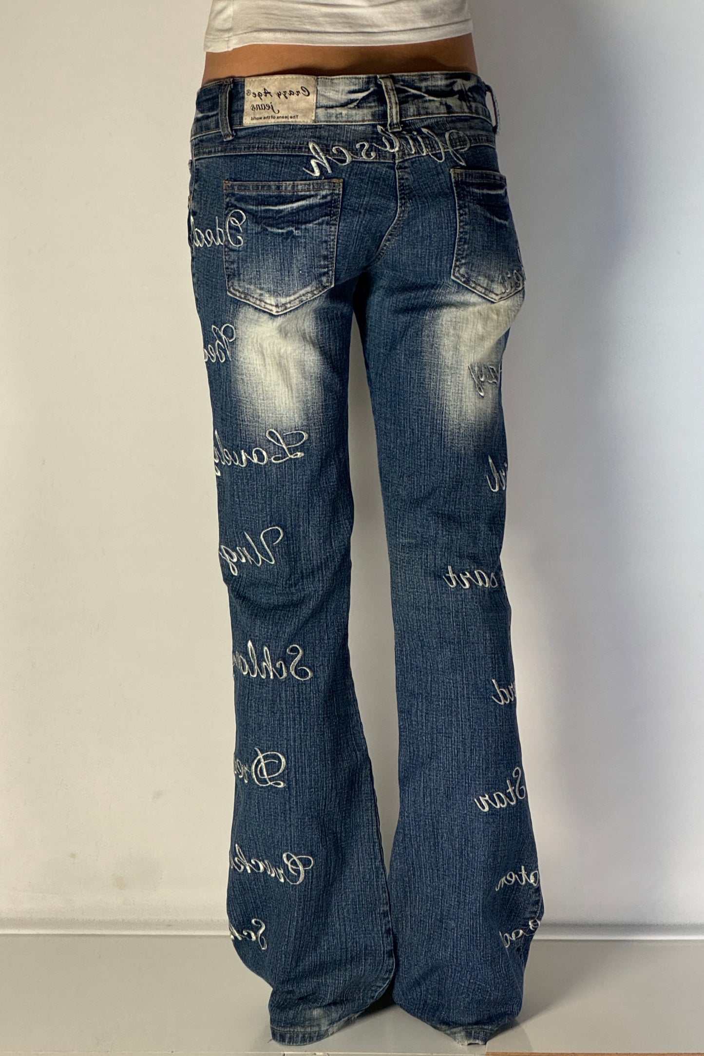 Lågmidjade jeans stl: S