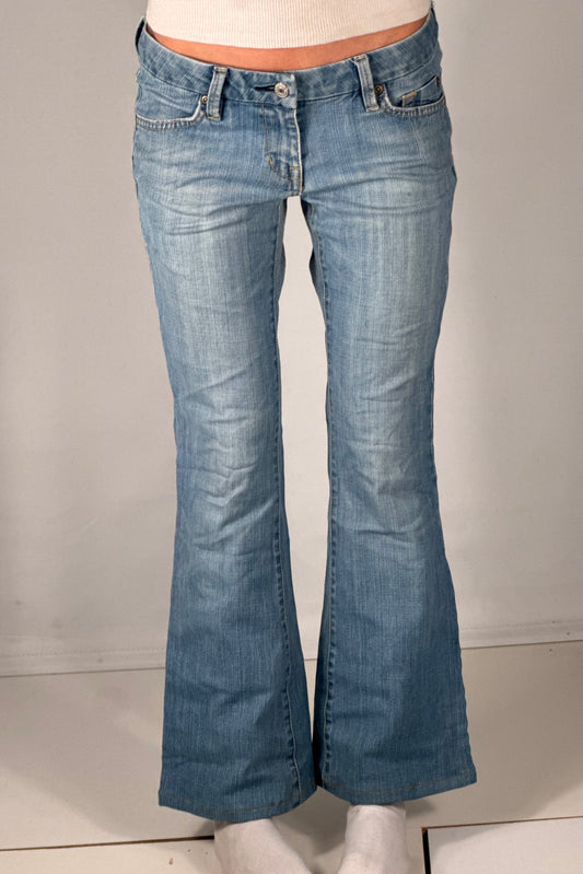 Lavtaljede jeans str: S