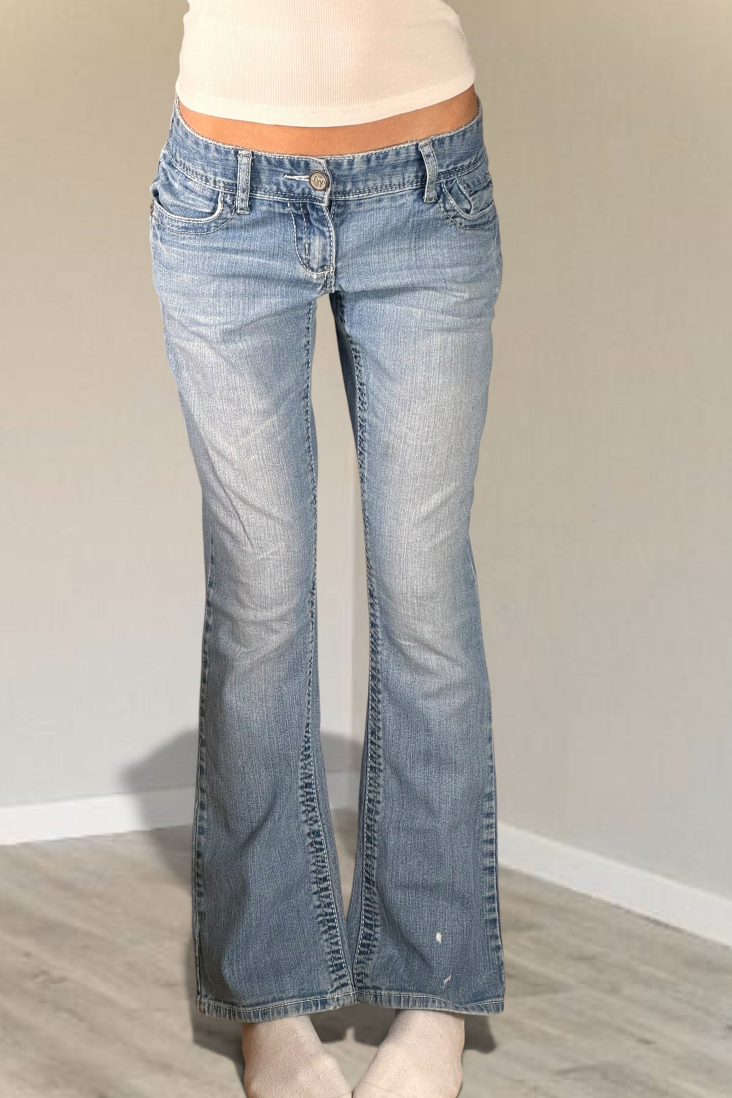 Lågmidjade jeans stl: S