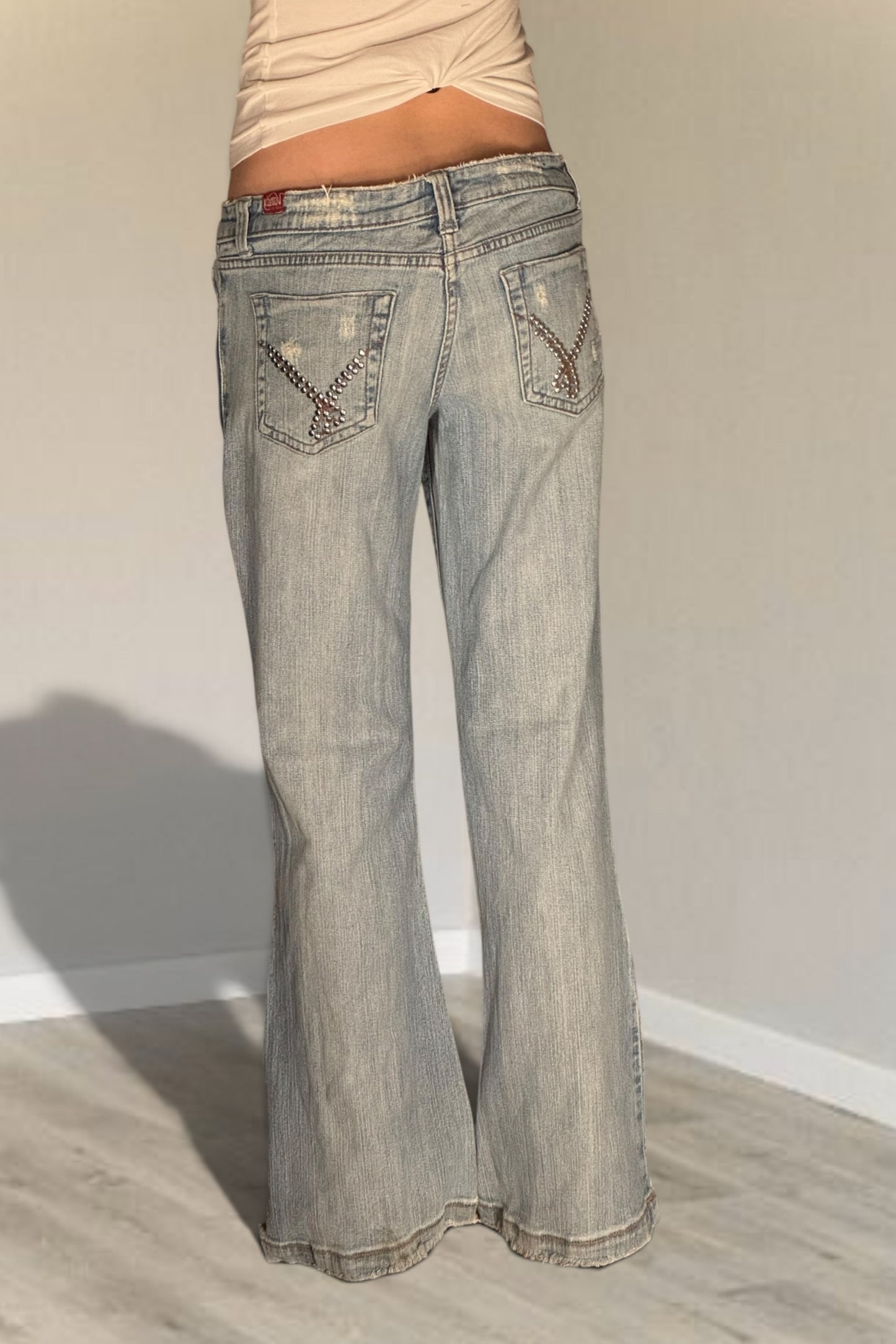Lågmidjade jeans stl: S