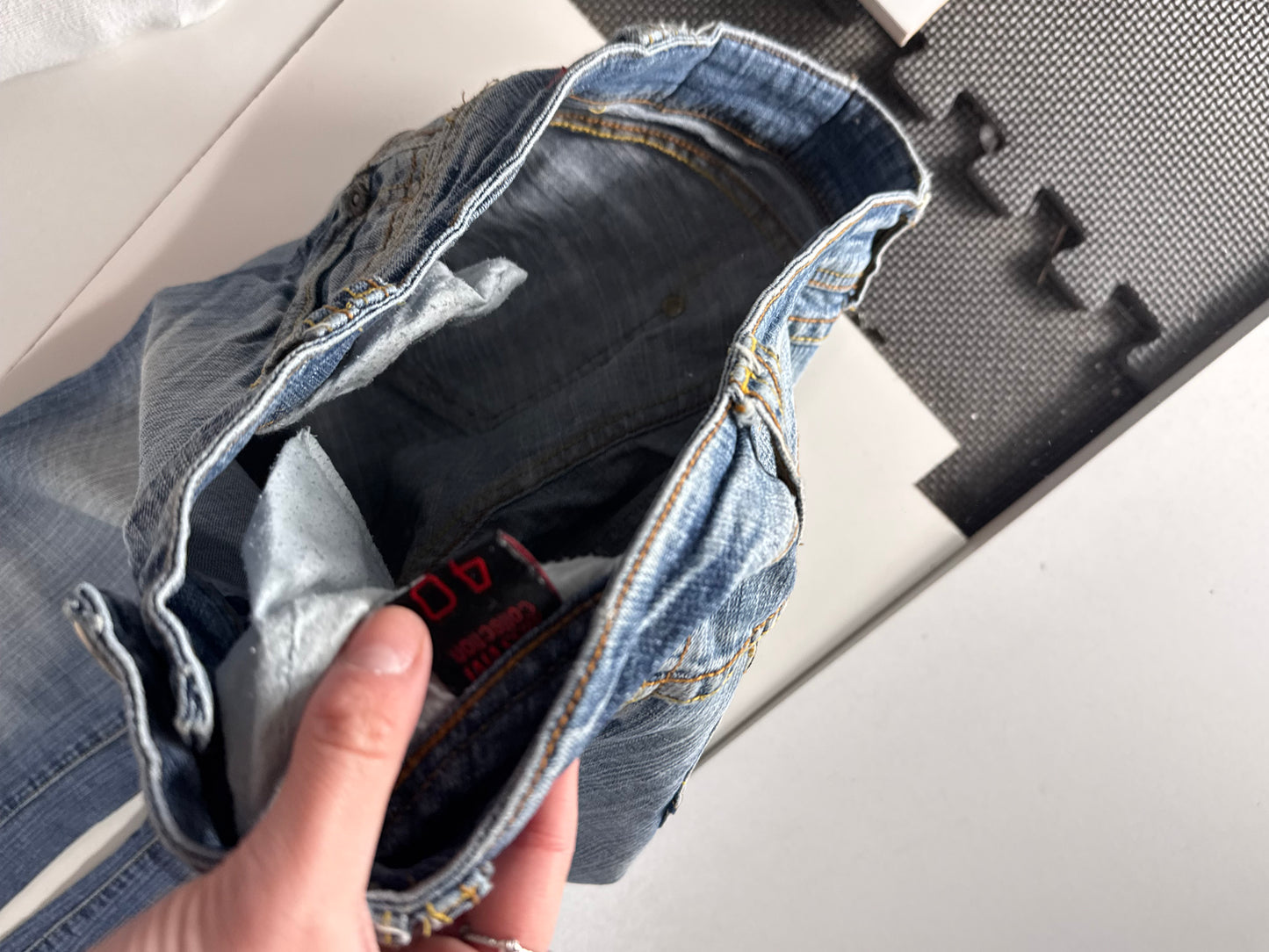 Lågmidjade jeans stl: S