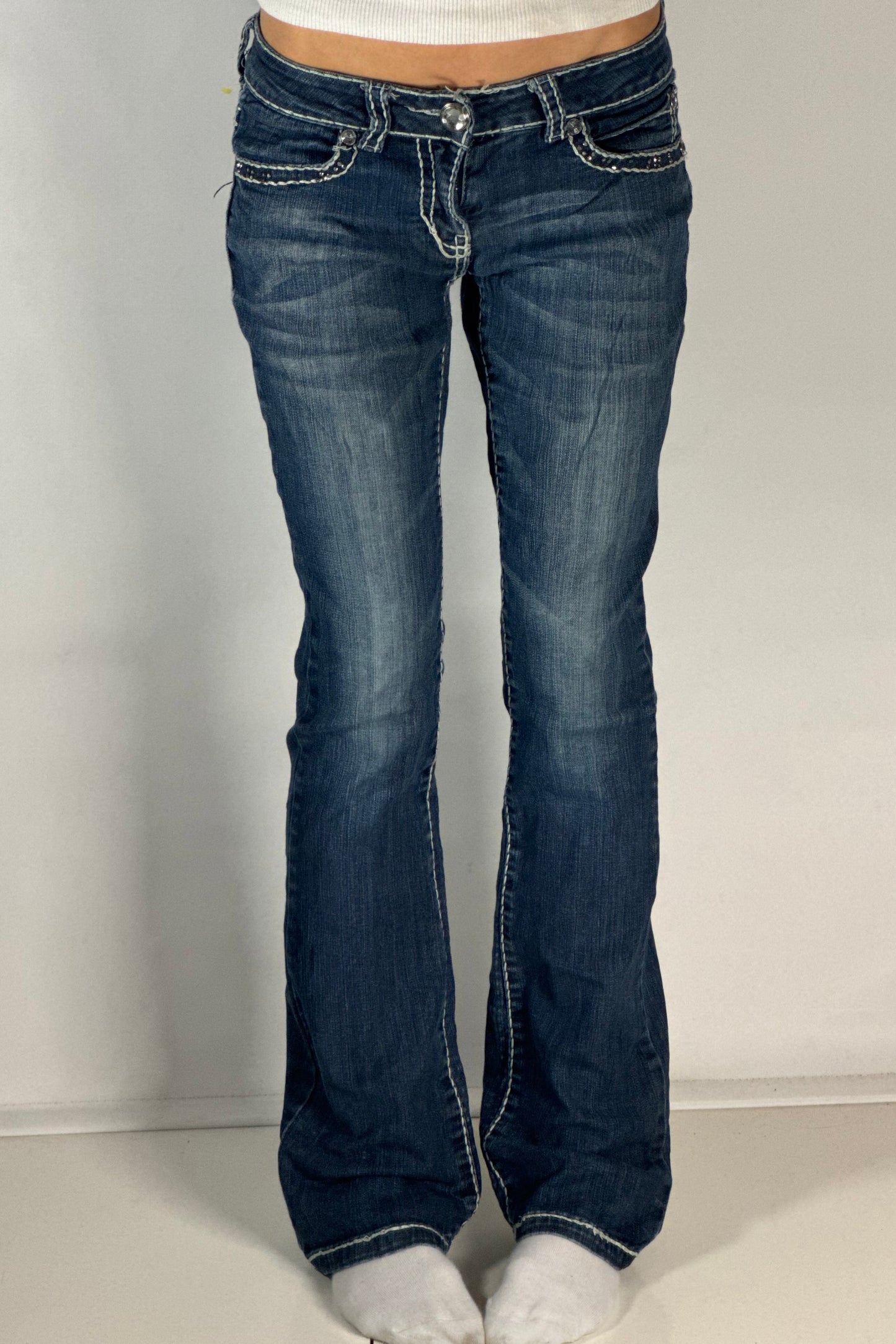 Lågmidjade jeans stl: XS/S