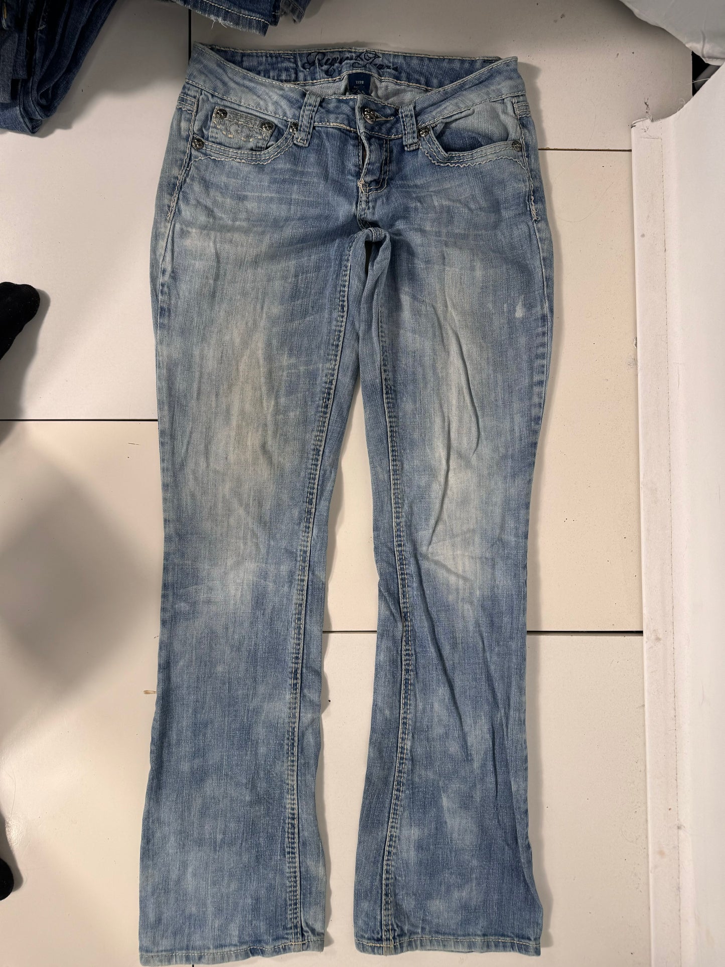 Lågmidjade jeans stl: XS