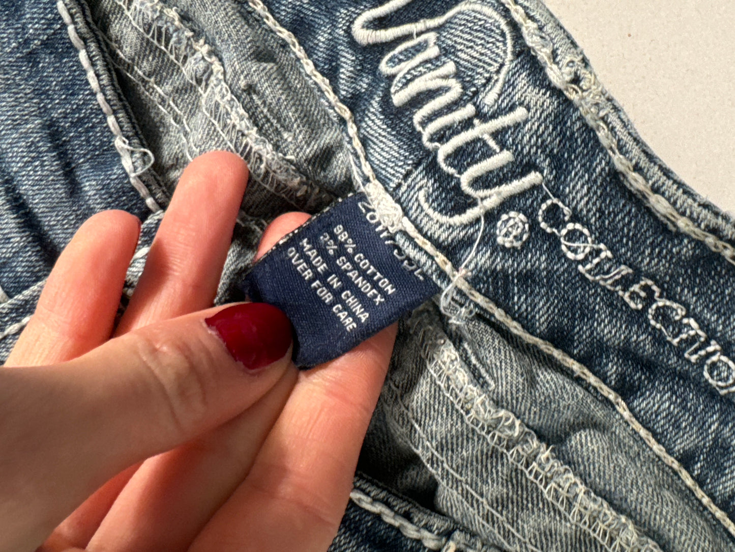 Lågmidjade jeans stl: S