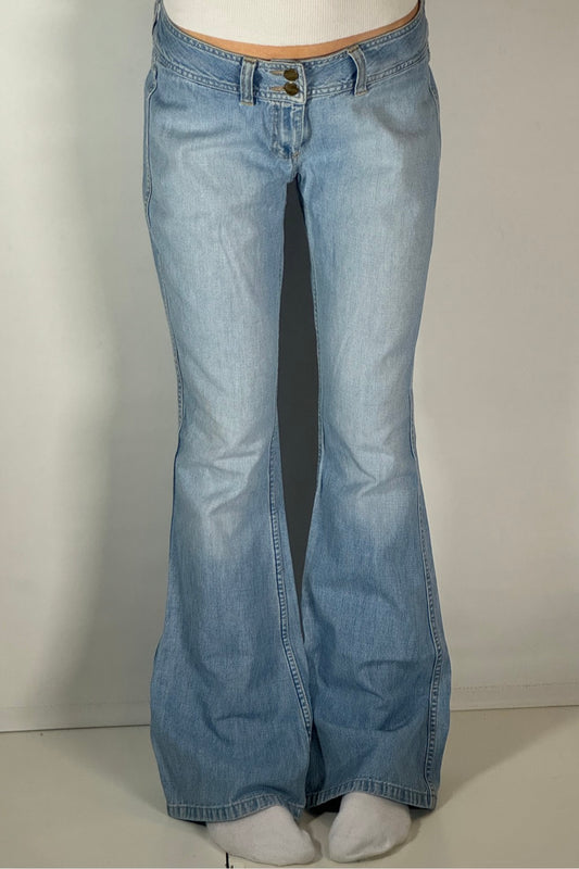 Lågmidjade jeans stl: S/M