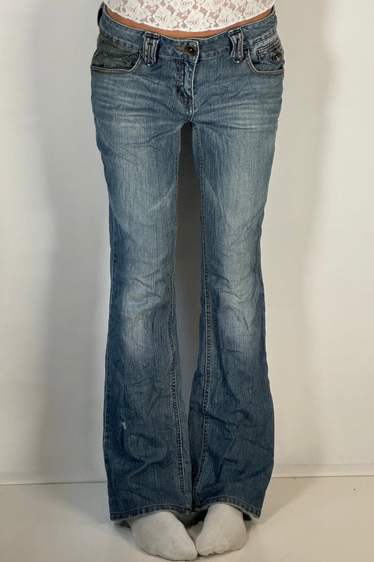 Lågmidjade jeans stl: S