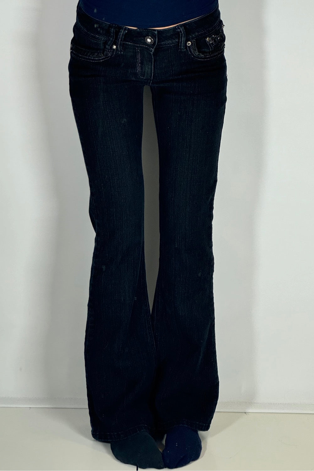Lågmidjade jeans stl: S