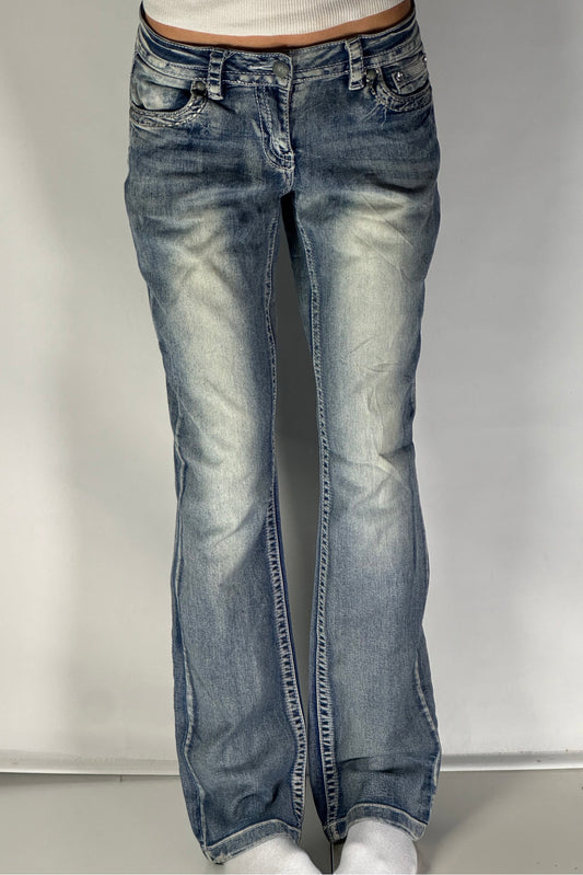 Lågmidjade jeans stl: S