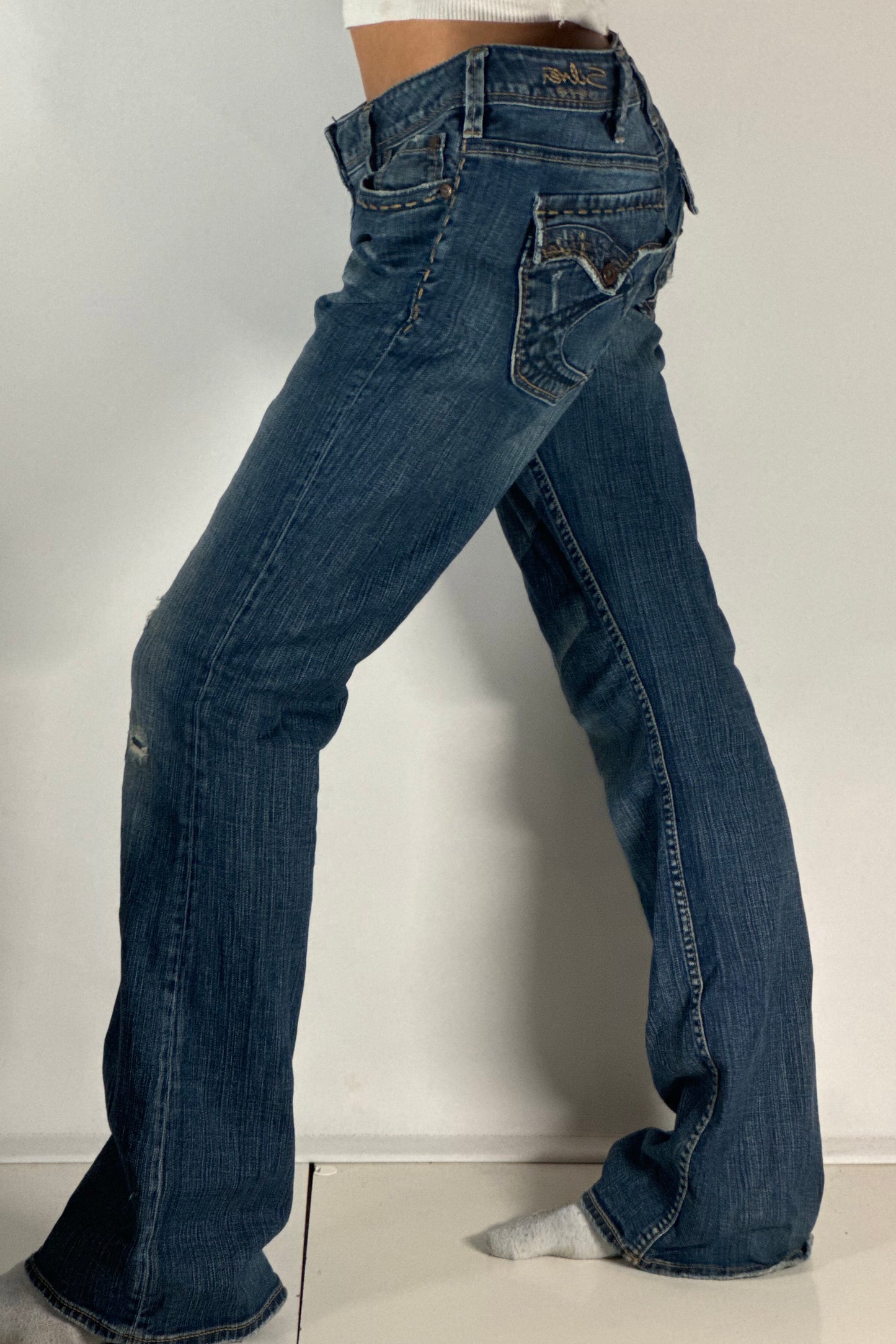 Lågmidjade jeans stl: L