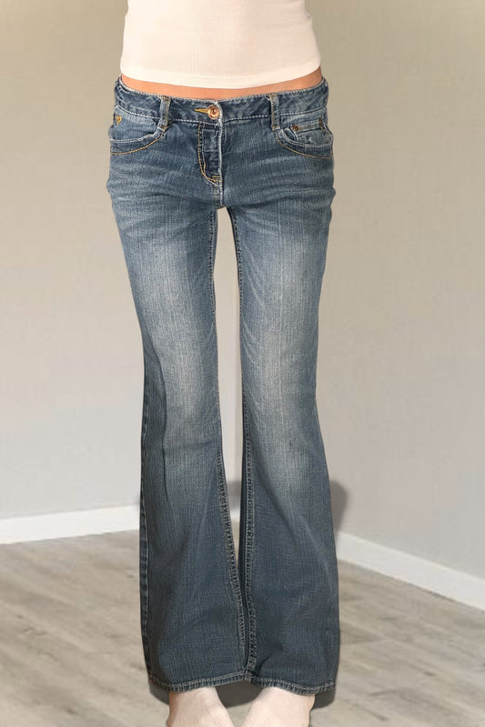 Lågmidjade jeans stl: XXS