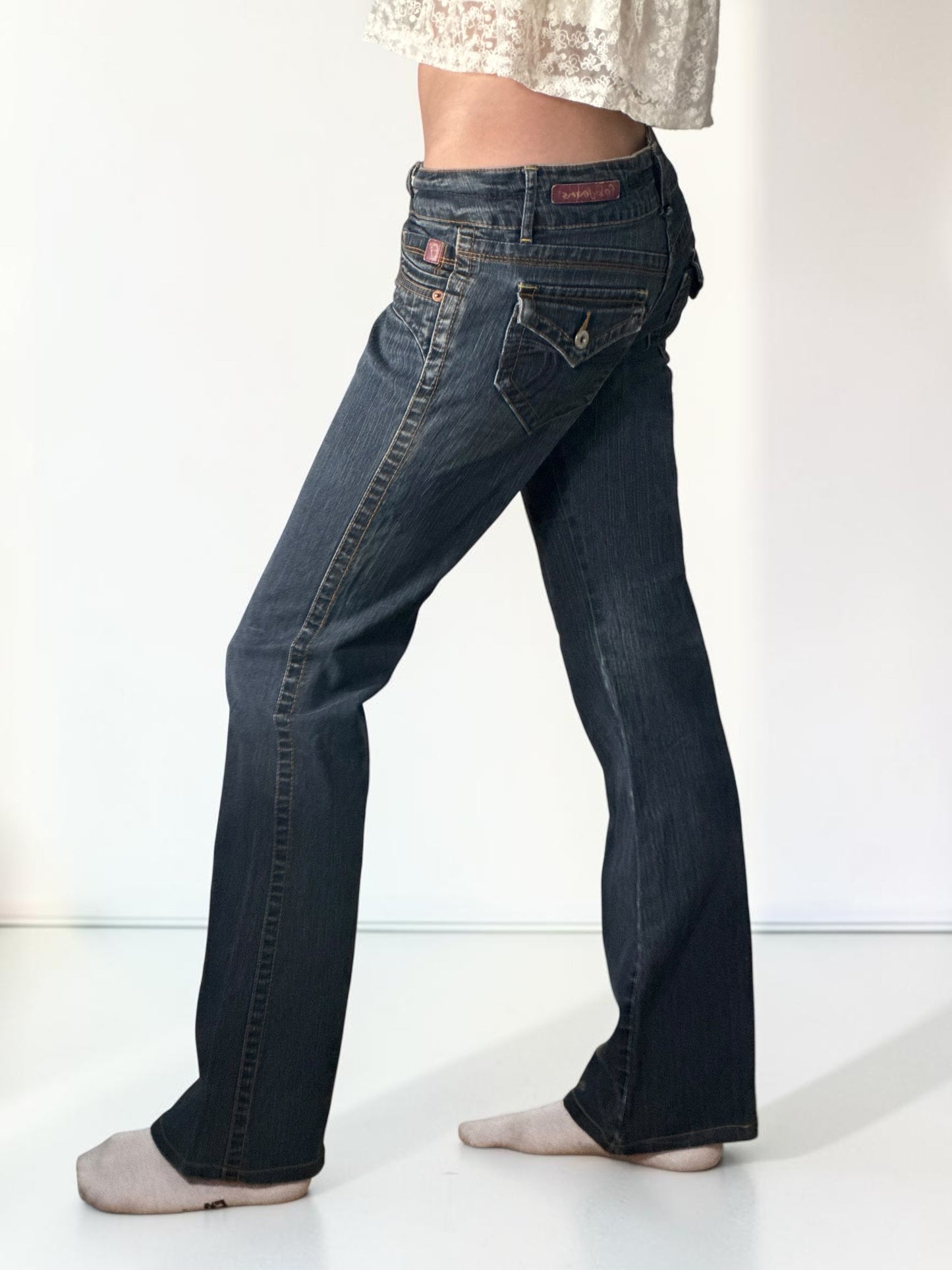 Lågmidjade jeans stl: S
