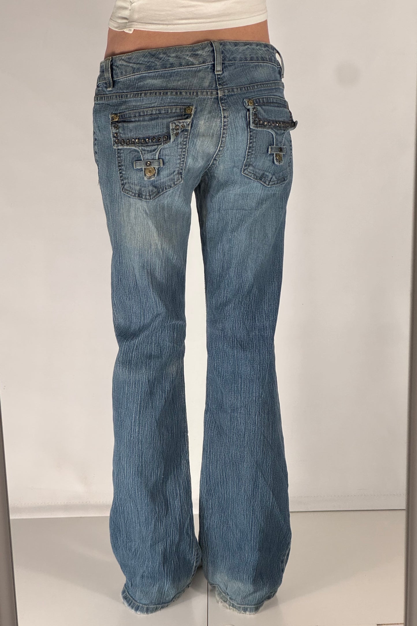 Lågmidjade jeans stl: S