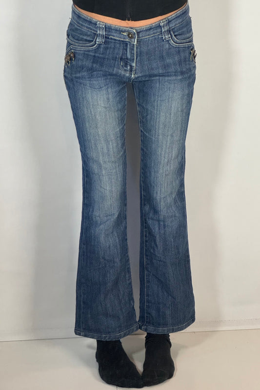 Lågmidjade jeans stl: S