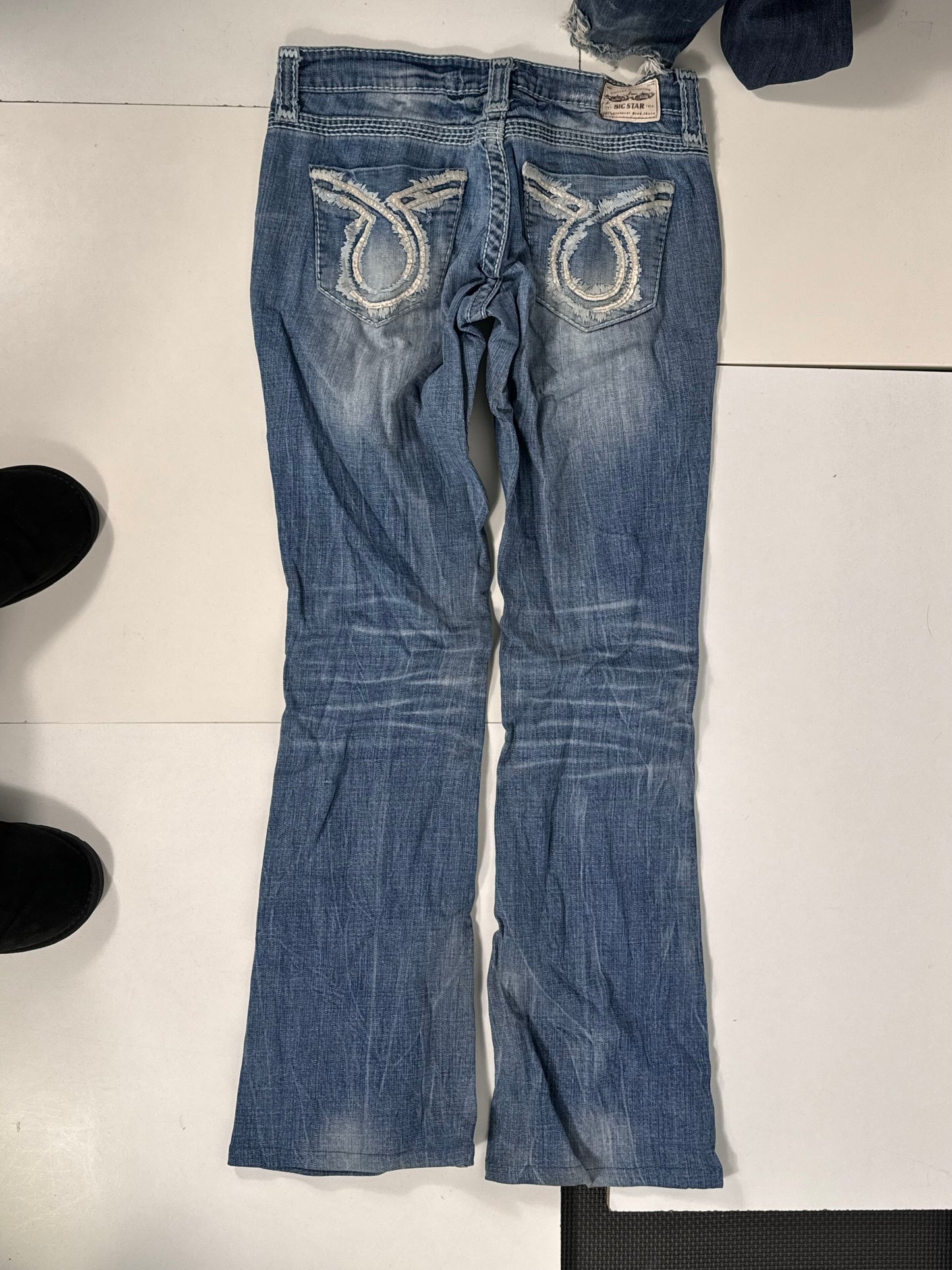 Lågmidjade jeans stl: S