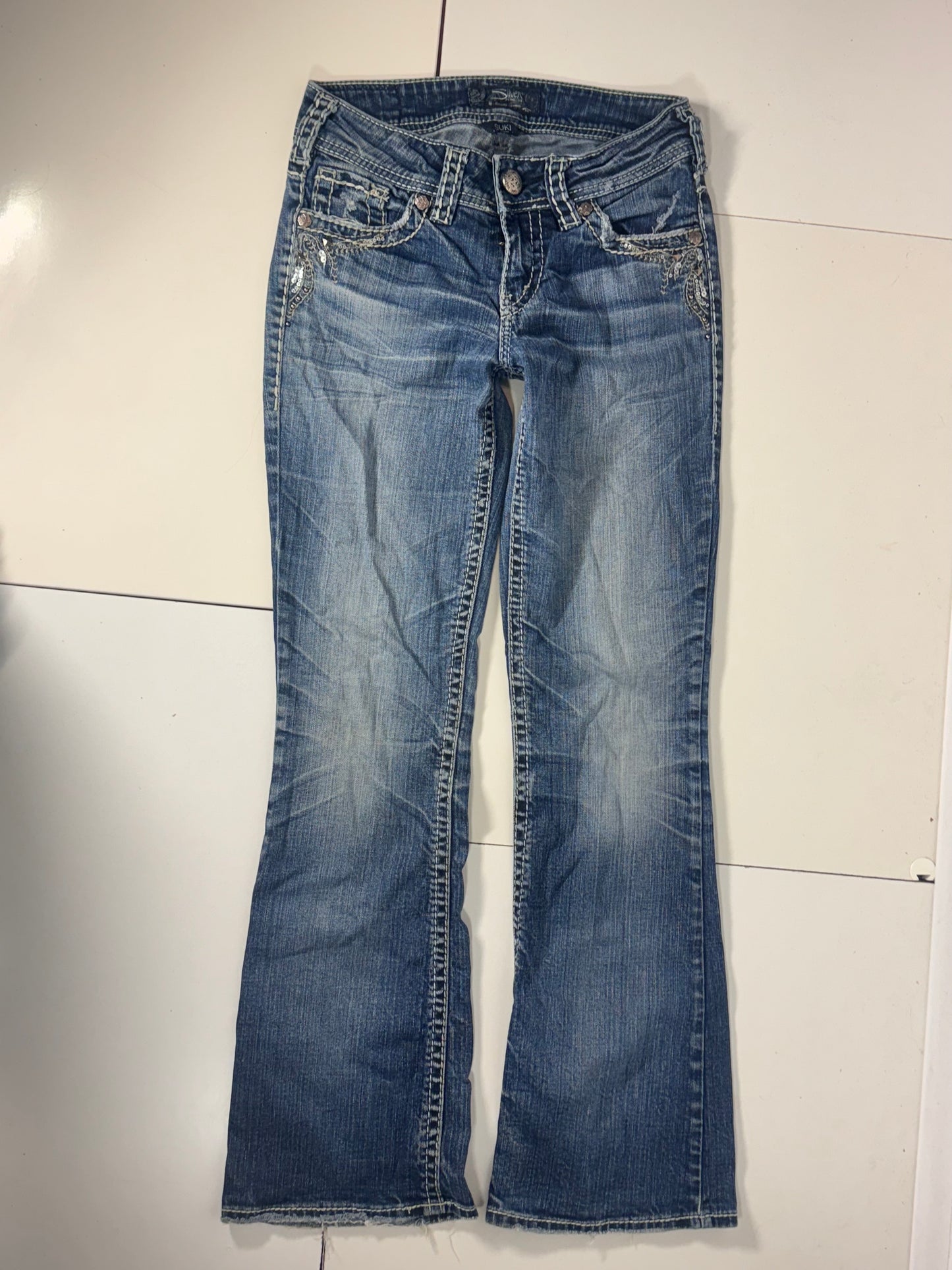Lågmidjade jeans stl: XS