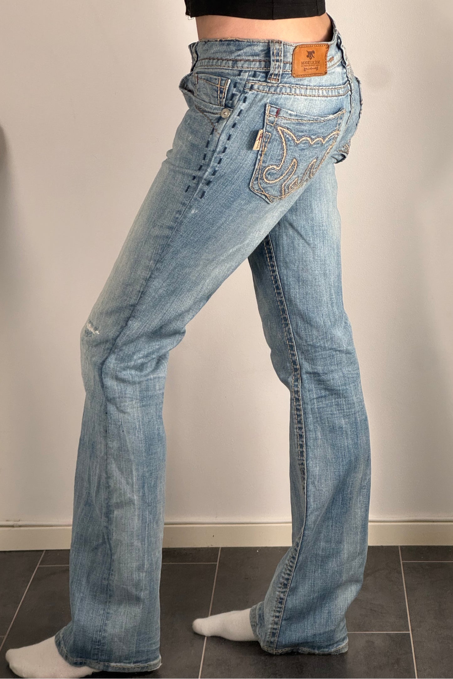Lågmidjade jeans stl: S