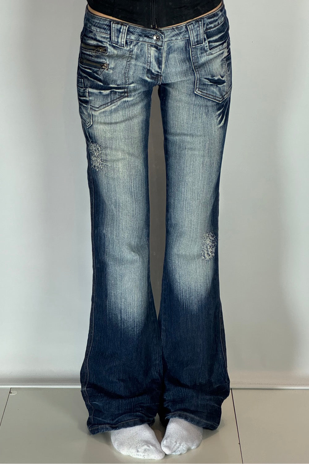 Lågmidjade jeans stl: S